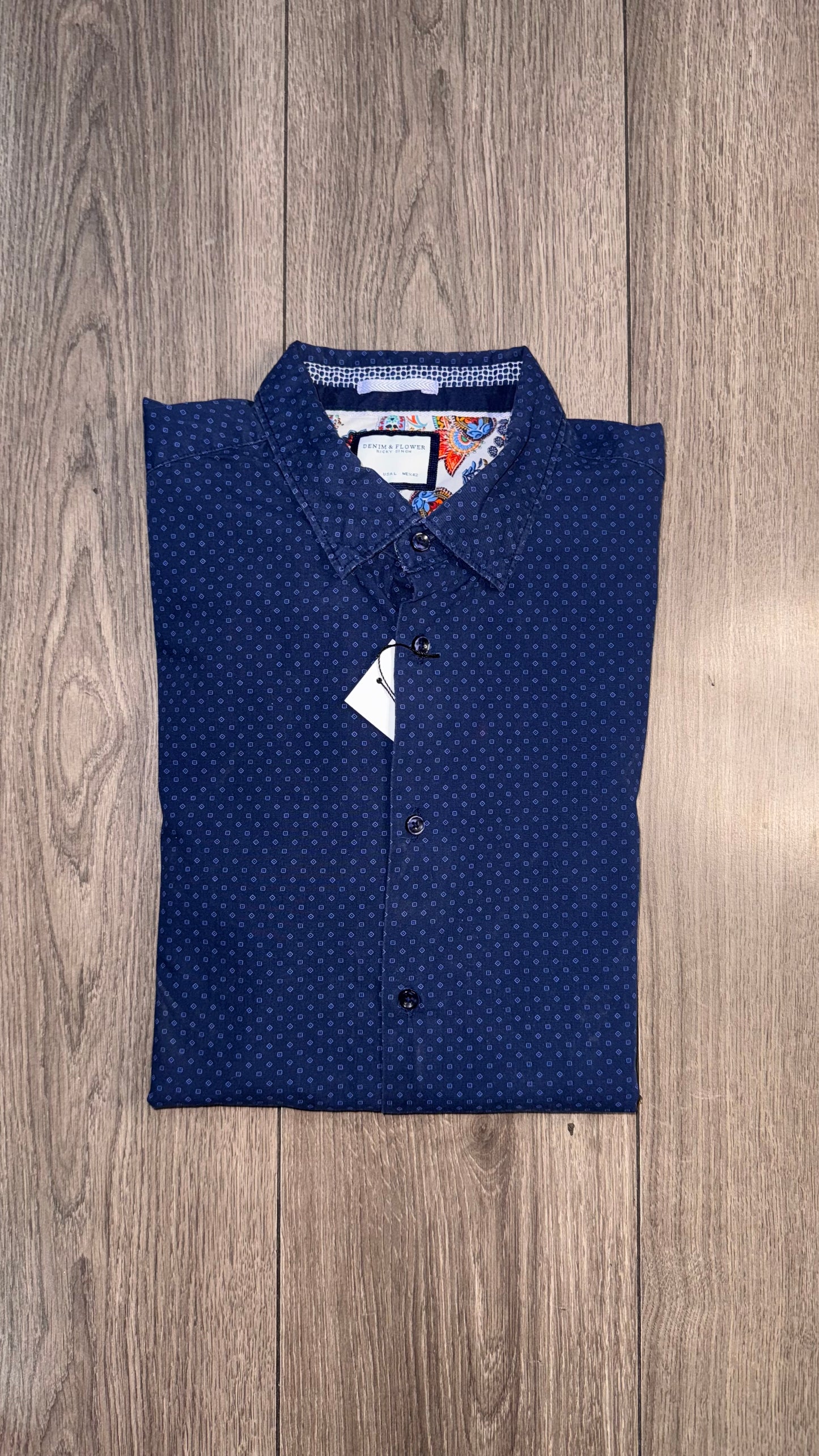 L CAMISA DENIM & FLOWER
