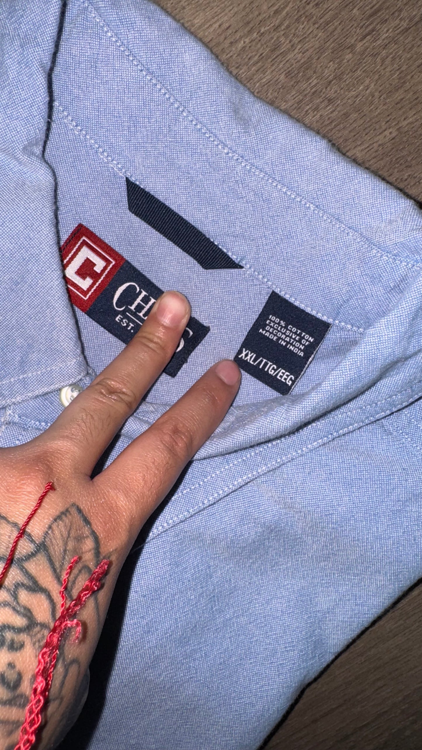 2XL CAMISA CHAPS