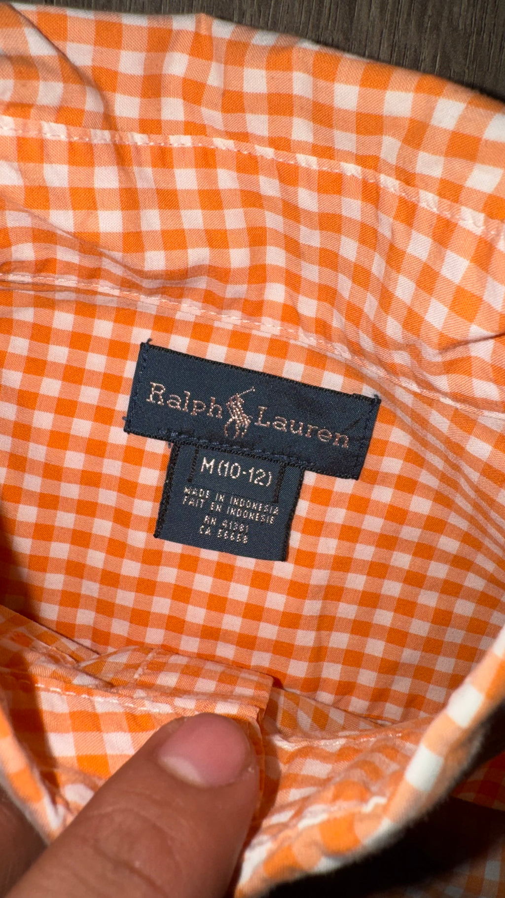CAMISA NIÑO RALPH LAUREN