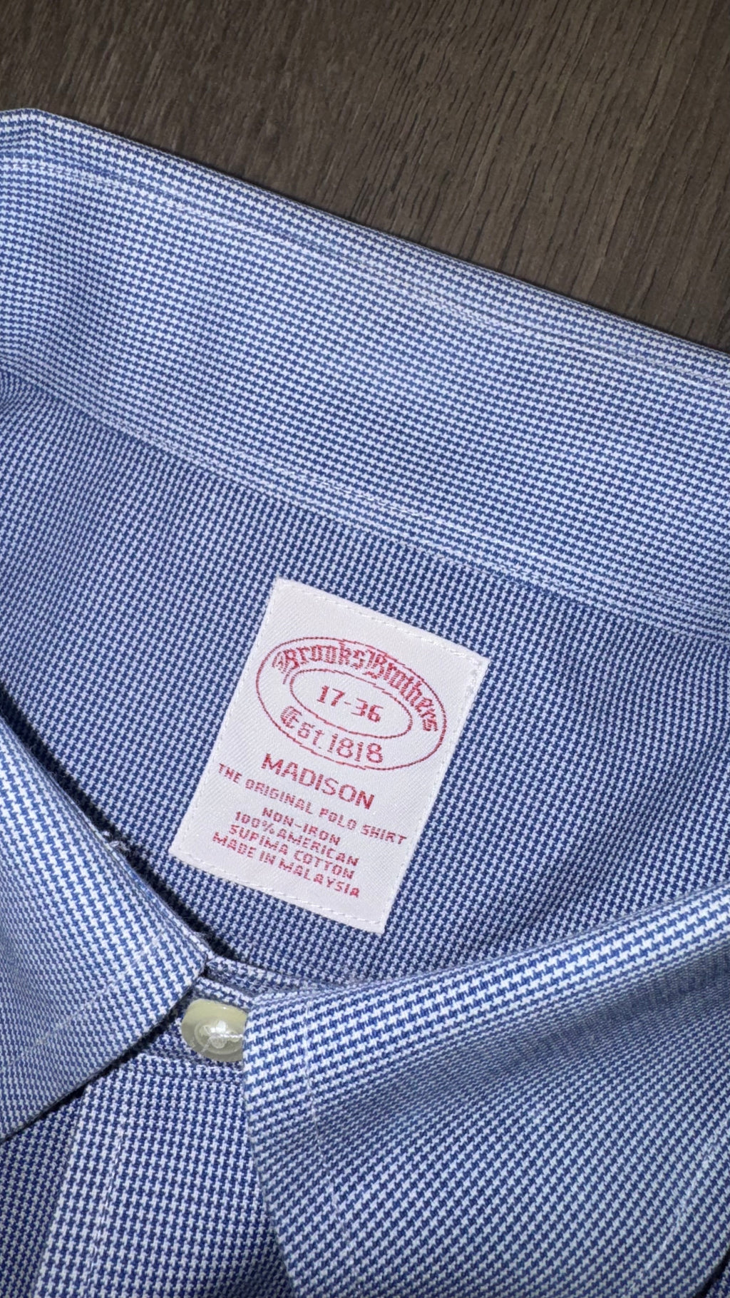 CAMISA BROOKS BROTHERS