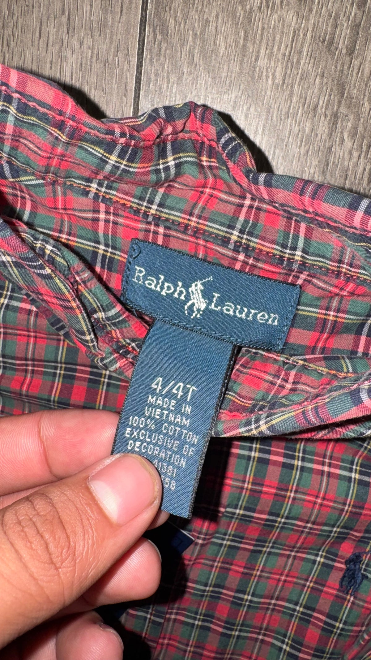 CAMISA NIÑO RALPH LAUREN