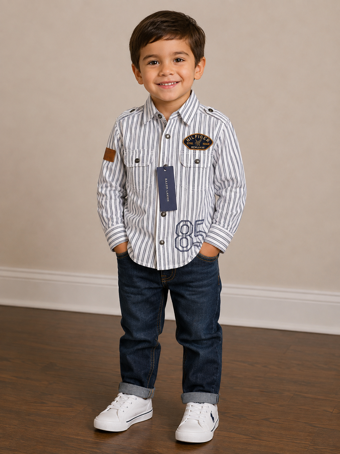 CAMISA NIÑO TOMMY HILFIGER