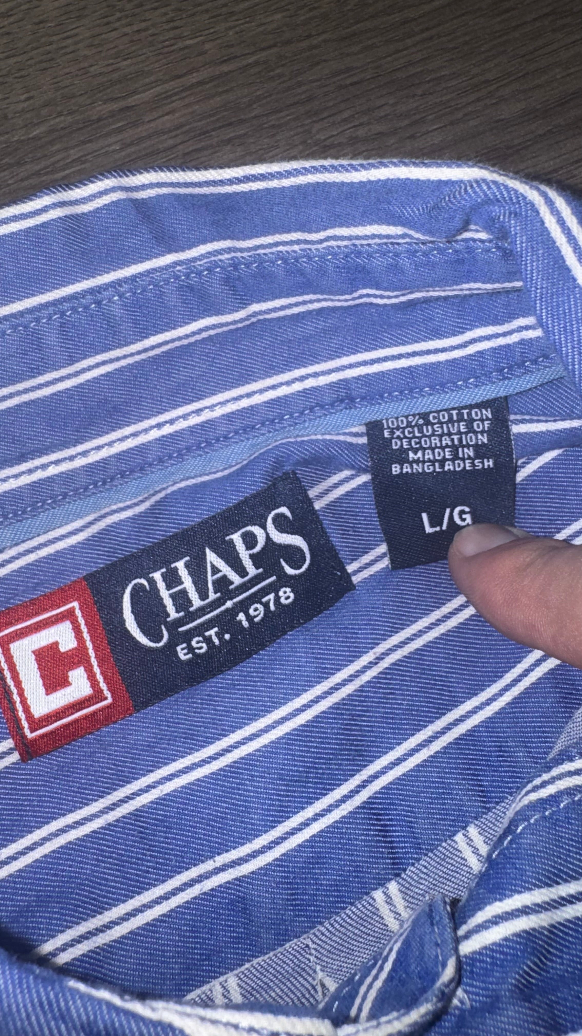 CAMISA CHAPS