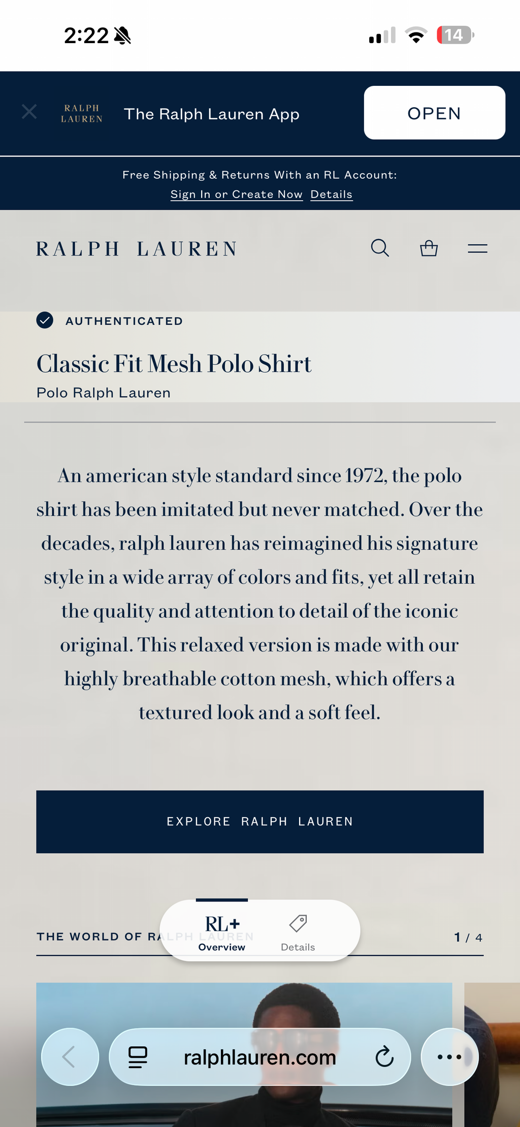 PLAYERA RALPH LAUREN