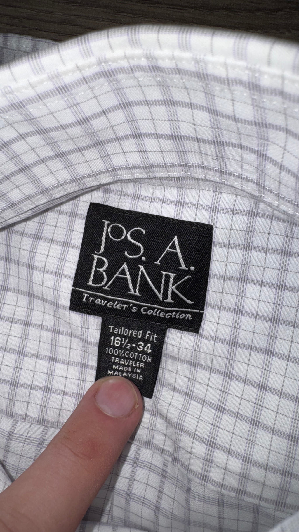 CAMISA JOS.A.BANK