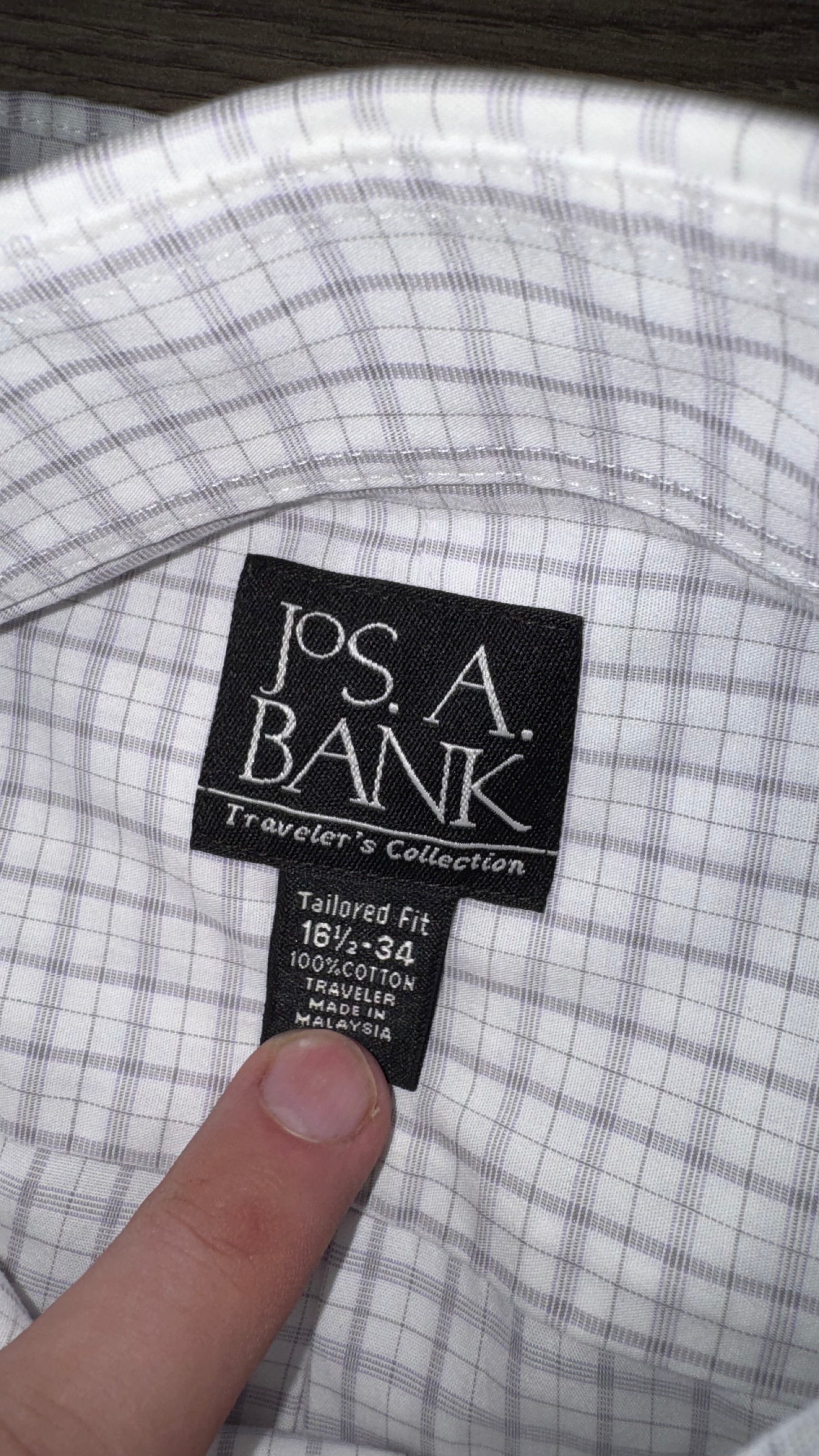CAMISA JOS.A.BANK