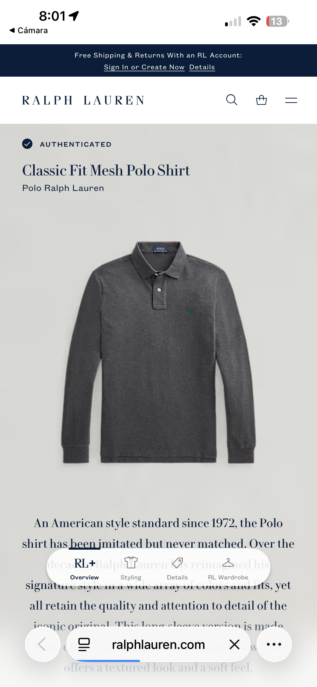 PLAYERA RALPH LAUREN