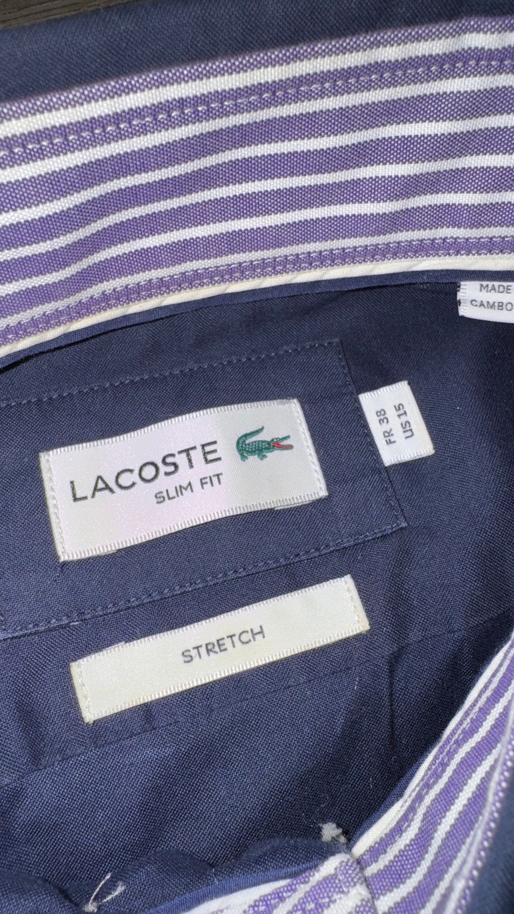 CAMISA LACOSTE