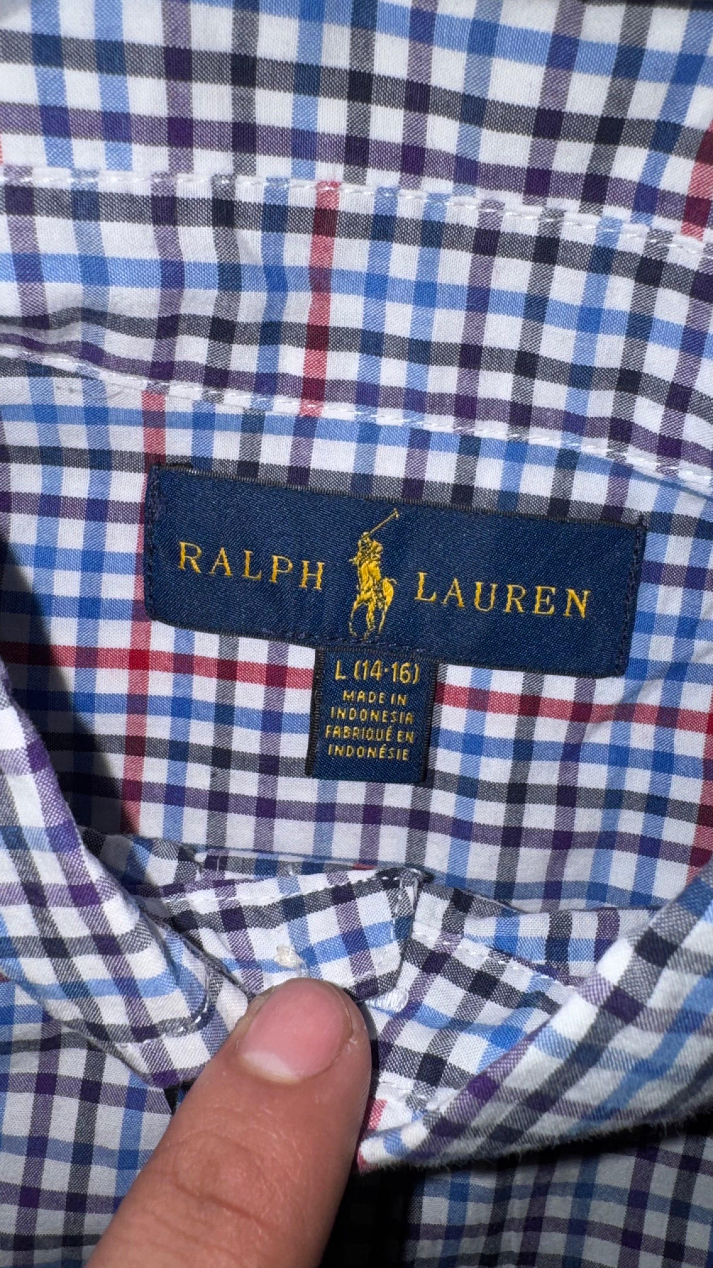 CAMISA NIÑO RALPH LAUREN