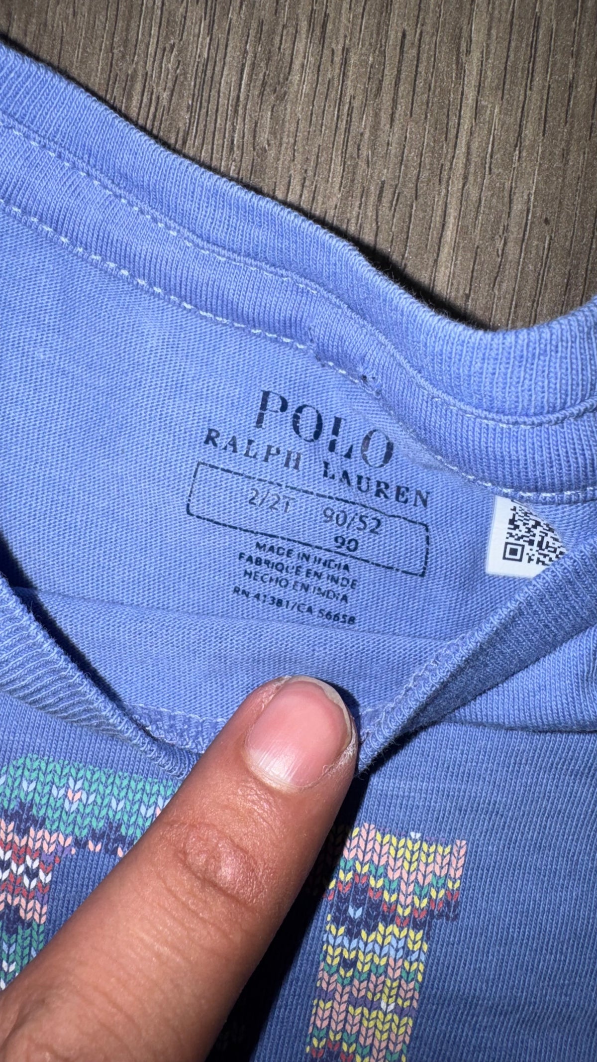 PLAYERA NIÑA RALPH LAUREN
