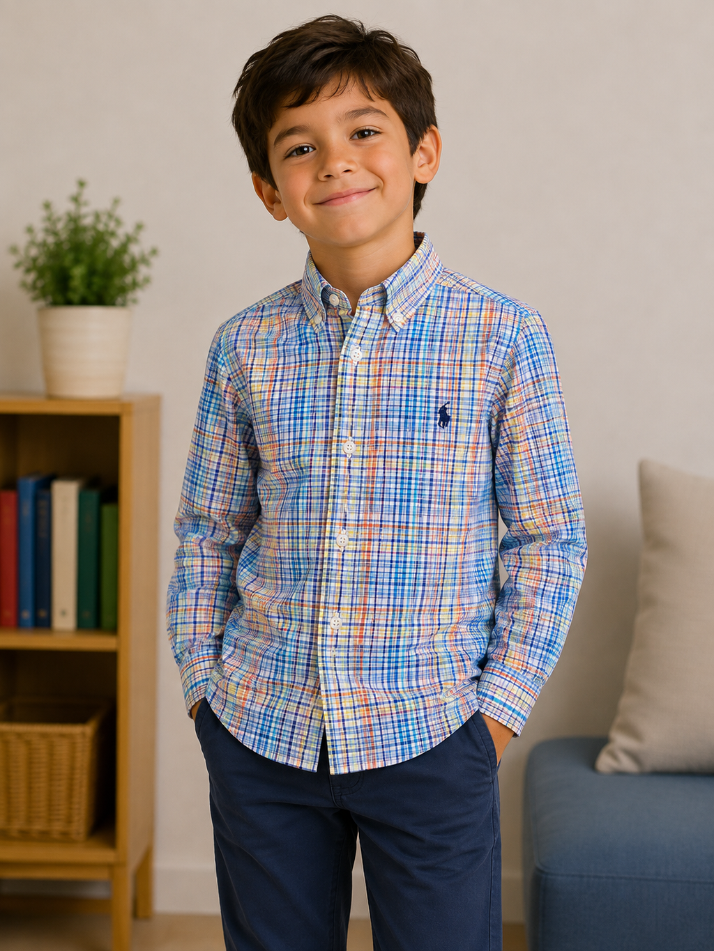 CAMISA NIÑO RALPH LAUREN