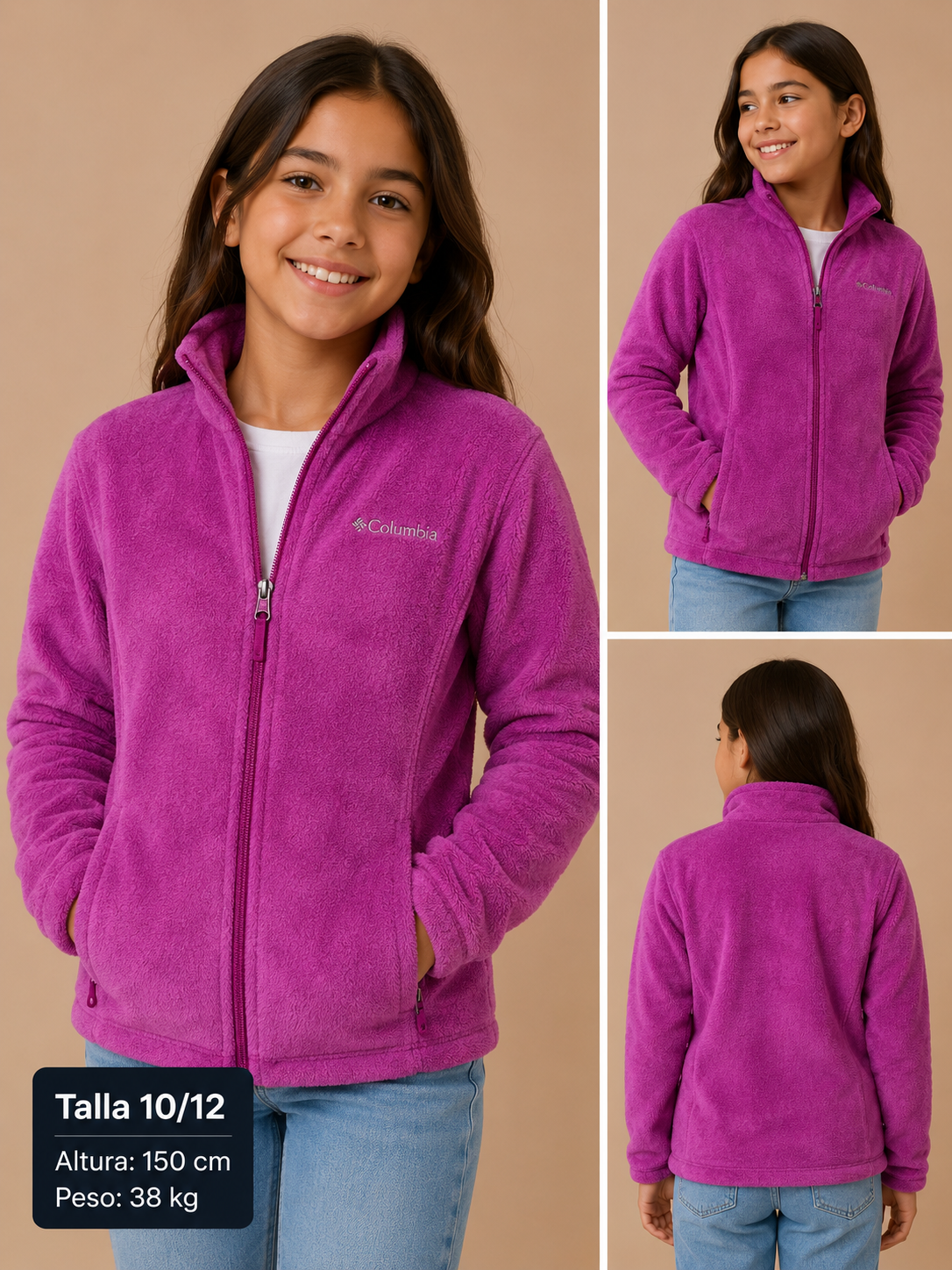 SUDADERA NIÑA CULUMBIA