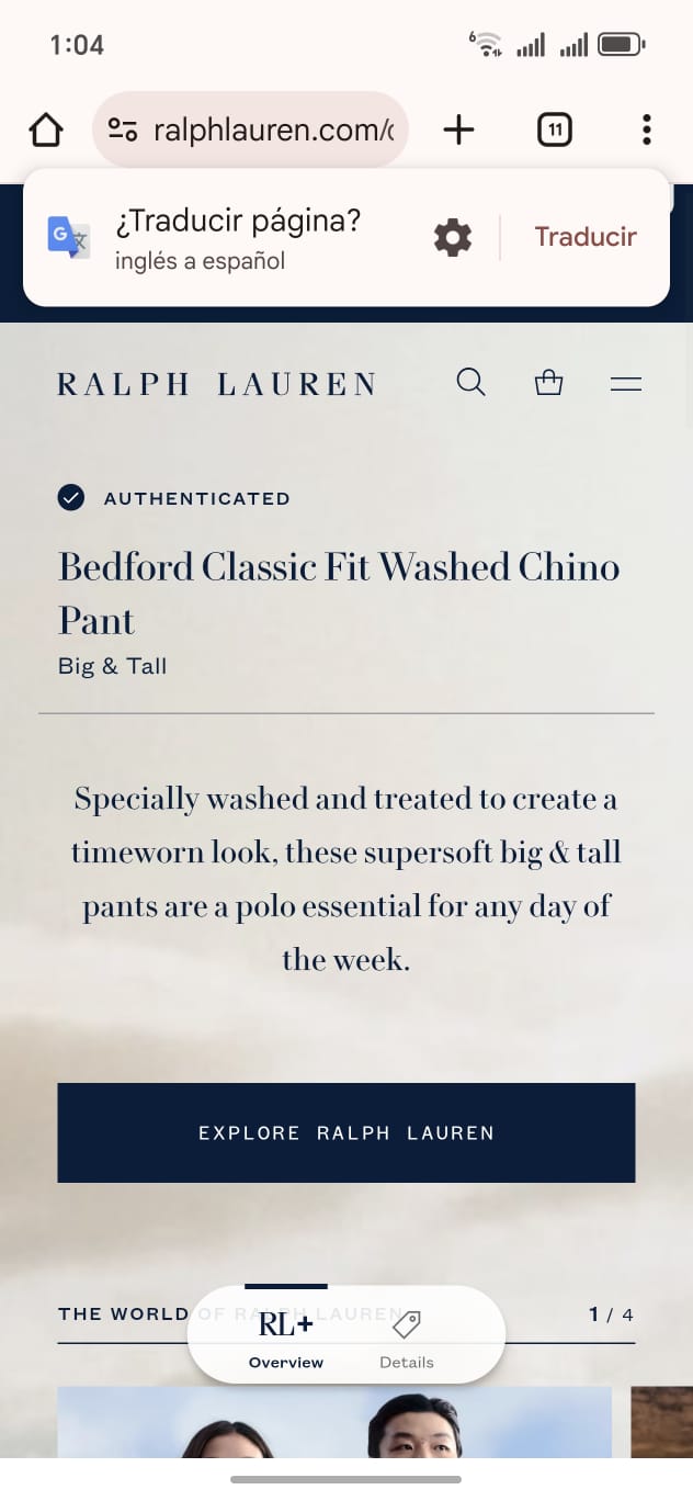 PANTALÓN RALPH LAUREN