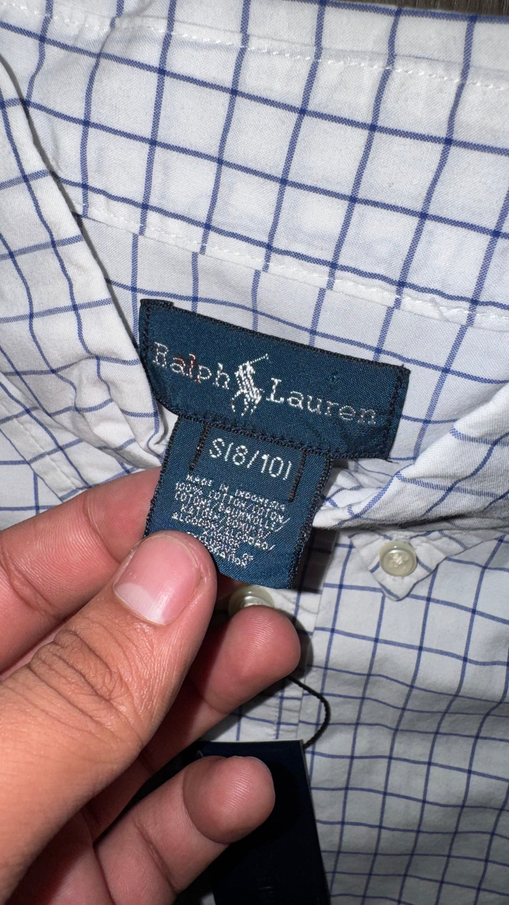 CAMISA NIÑO RALPH LAUREN