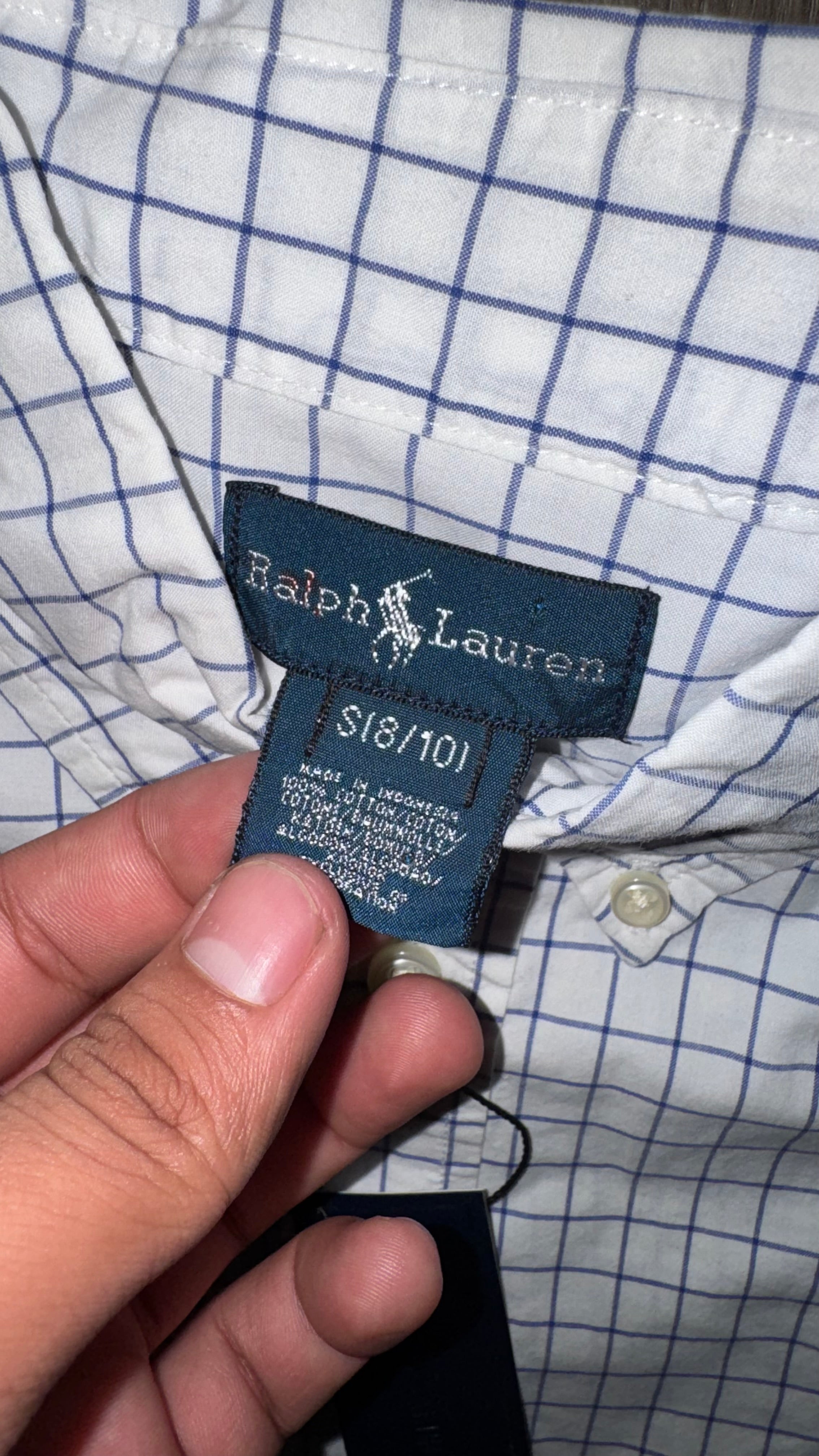 CAMISA NIÑO RALPH LAUREN