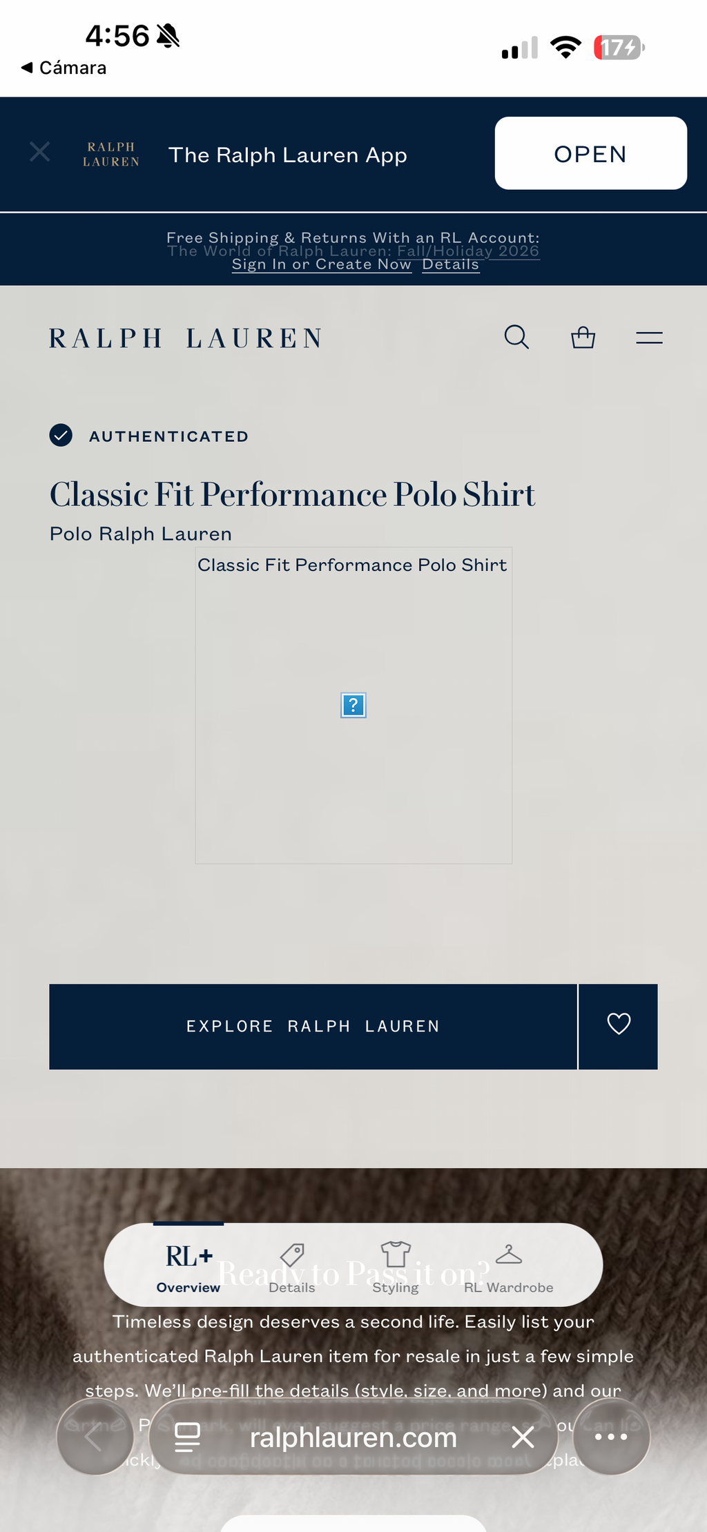 PLAYERA RALPH LAUREN