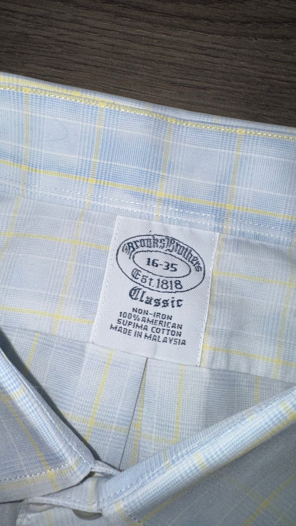 CAMISA BROOKS BROTHERS