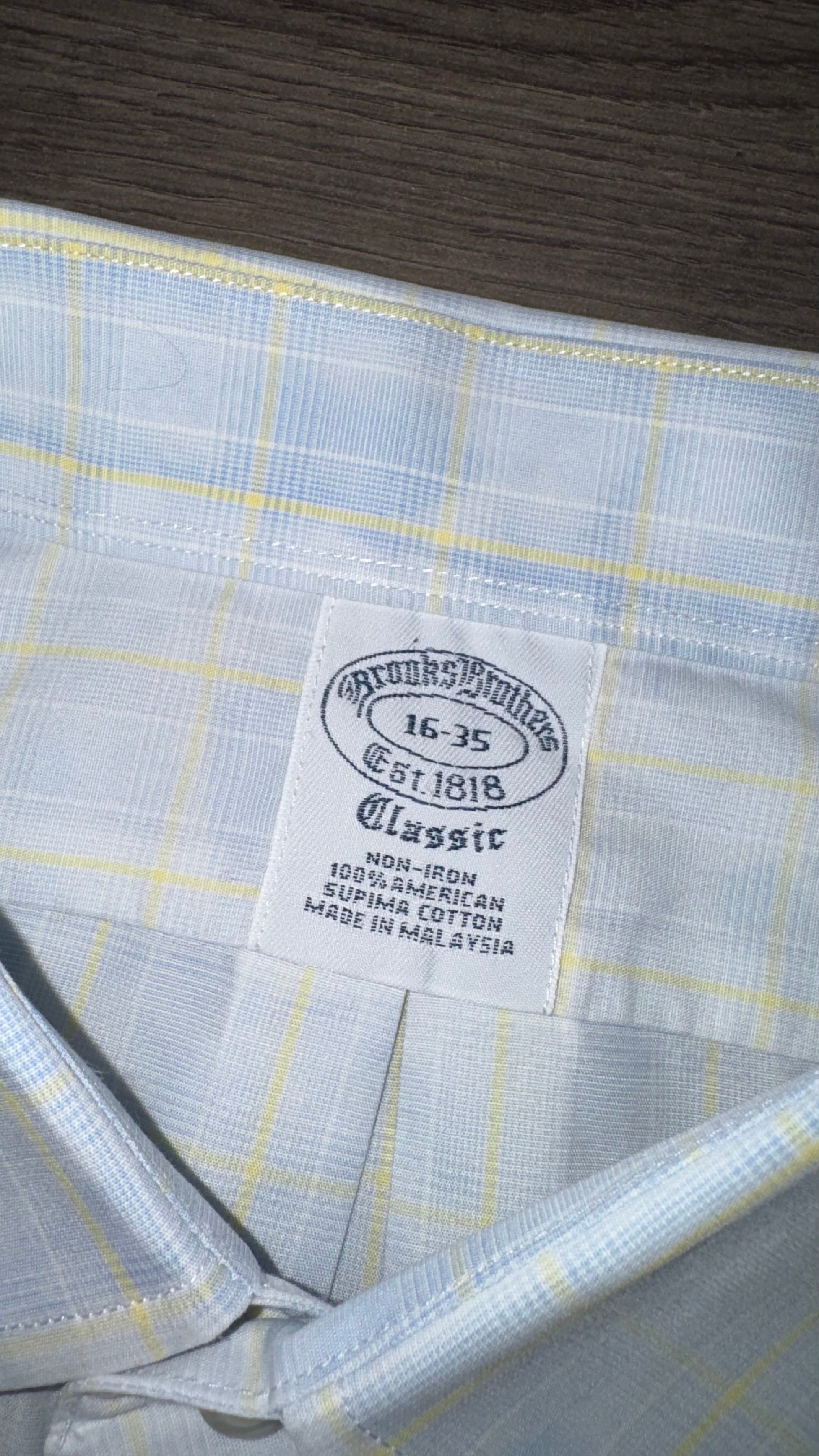 CAMISA BROOKS BROTHERS