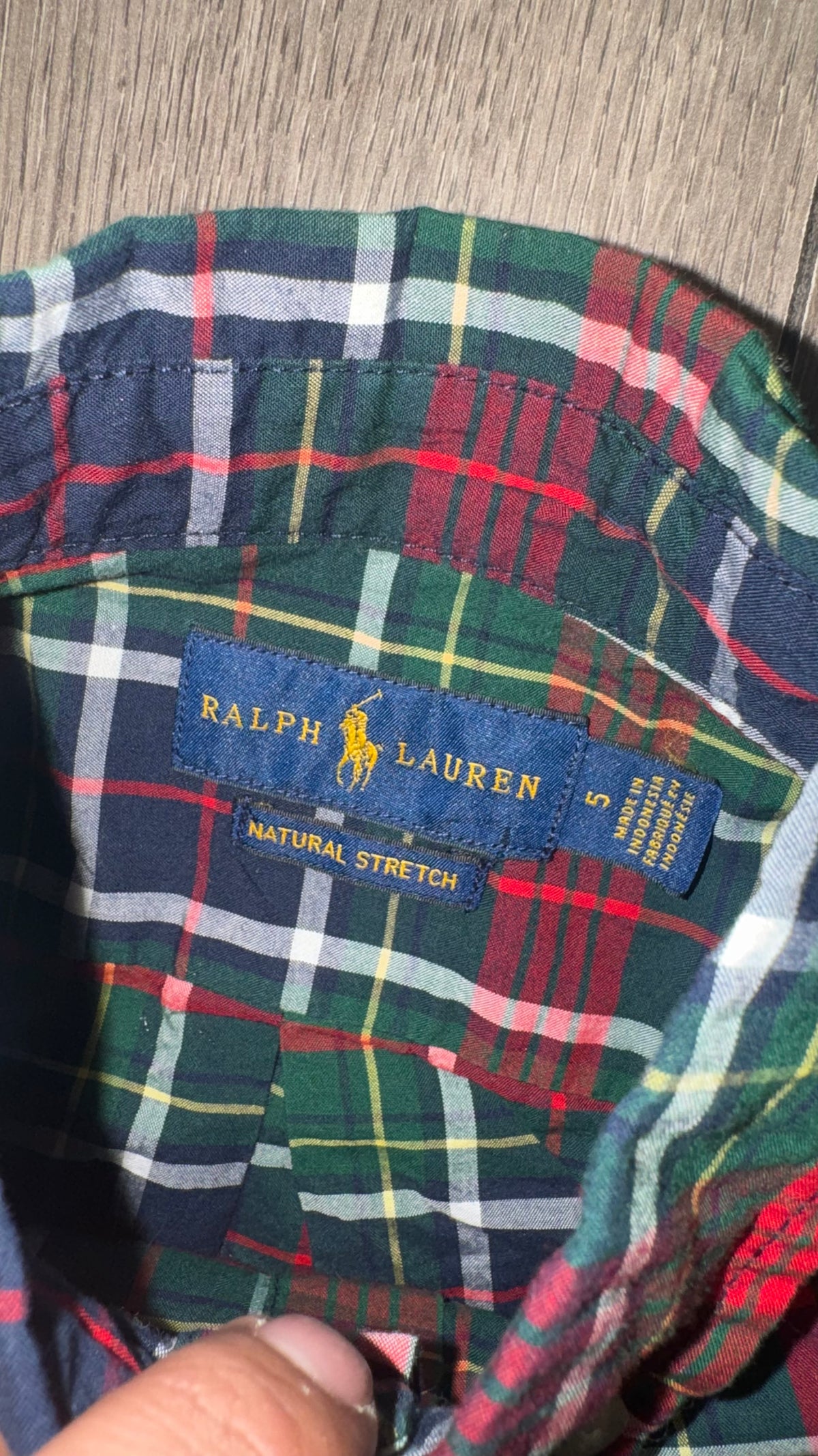 CAMISA NIÑO RALPH LAUREN
