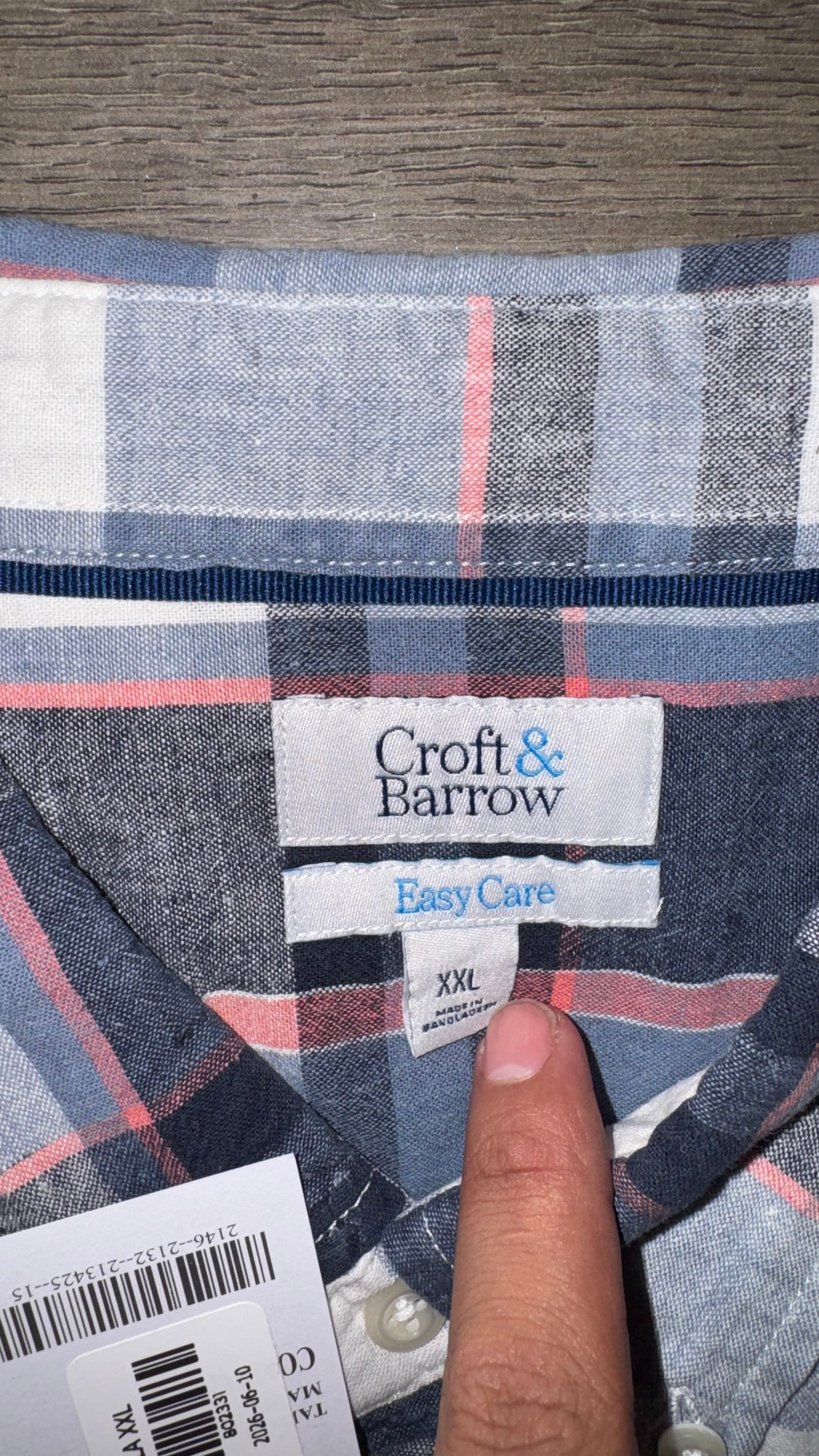 CAMISA CROFT&BARROW
