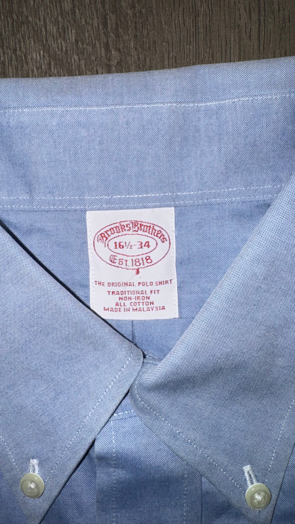CAMISA BROOKS BROTHERS