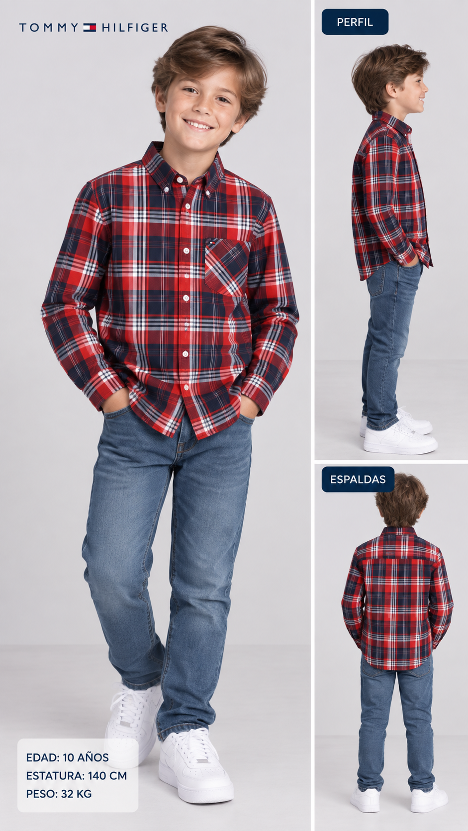 CAMISA NIÑO TOMMY HILFIGER