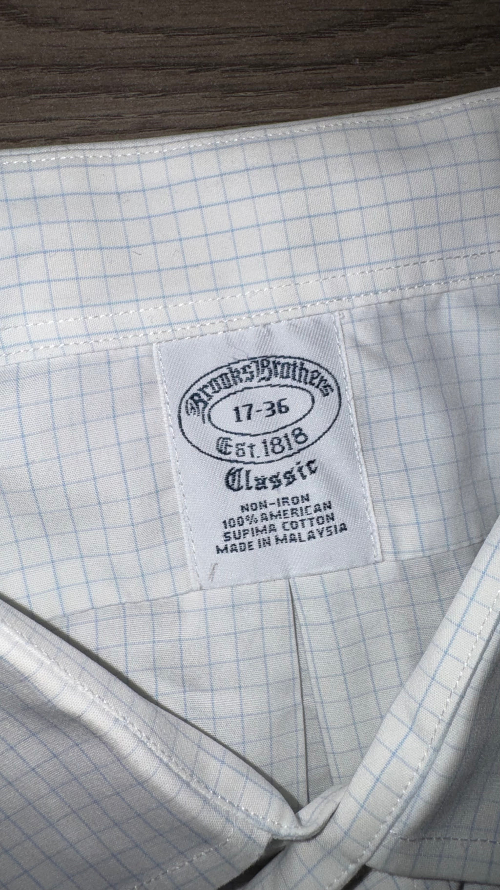 CAMISA BROOKS BROTHERS