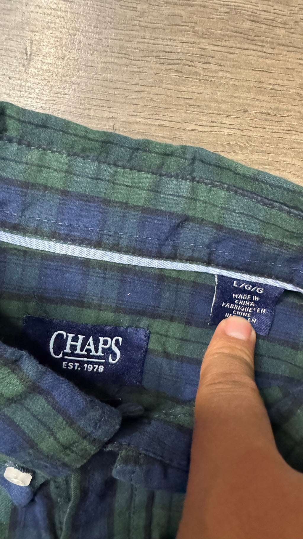 CAMISA CHAPS