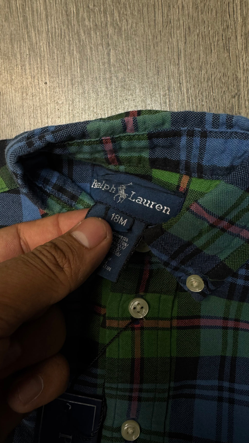 CAMISA NIÑO RALPH LAUREN