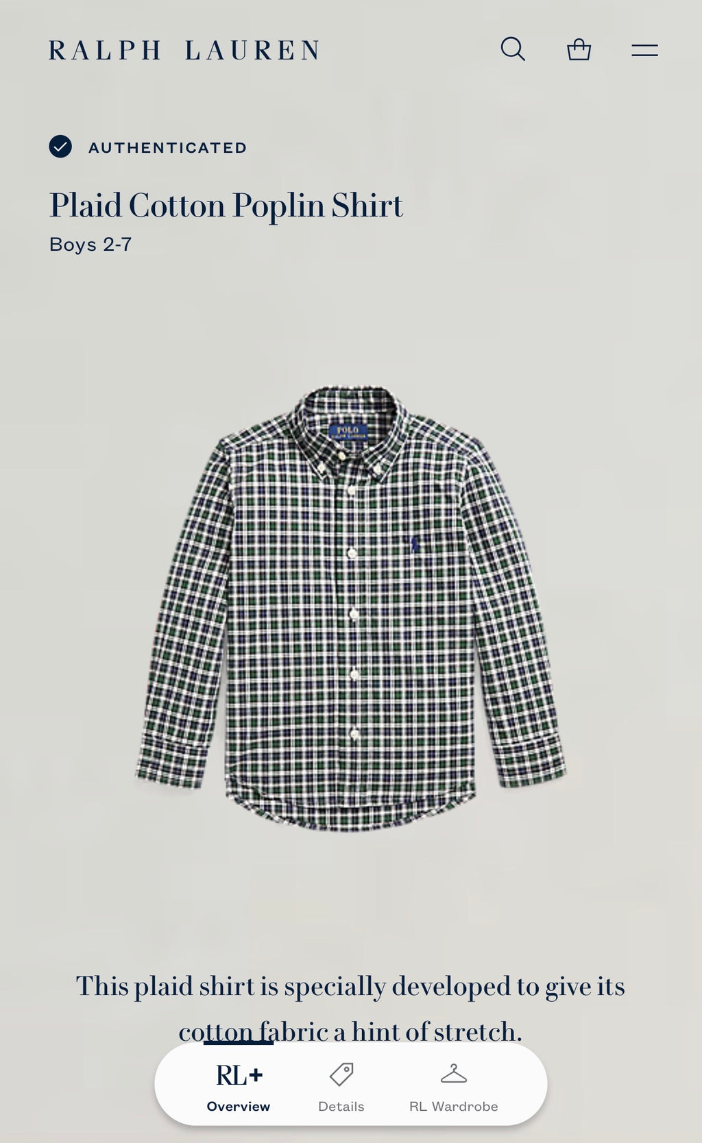 CAMISA RALPH LAUREN