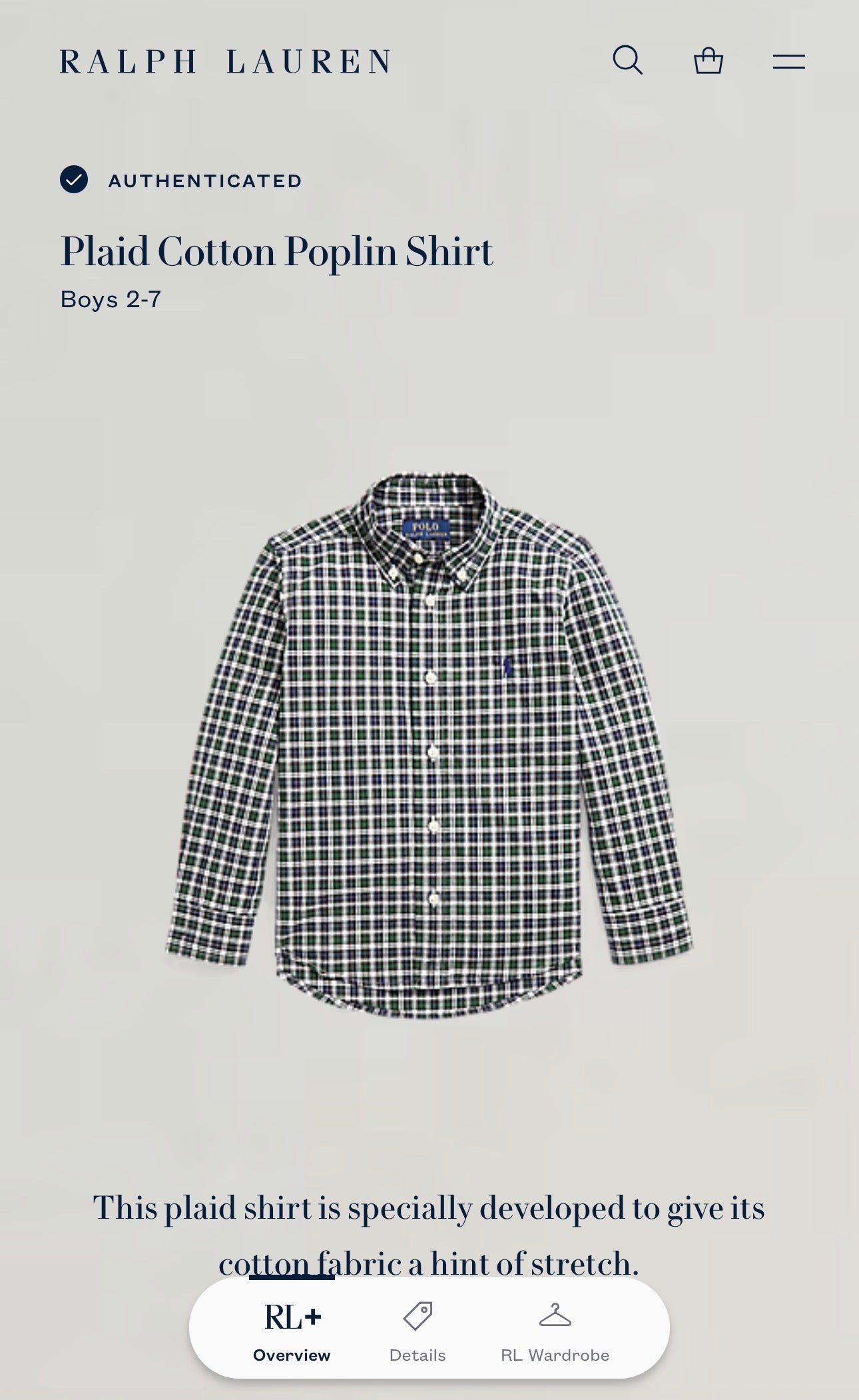 CAMISA RALPH LAUREN