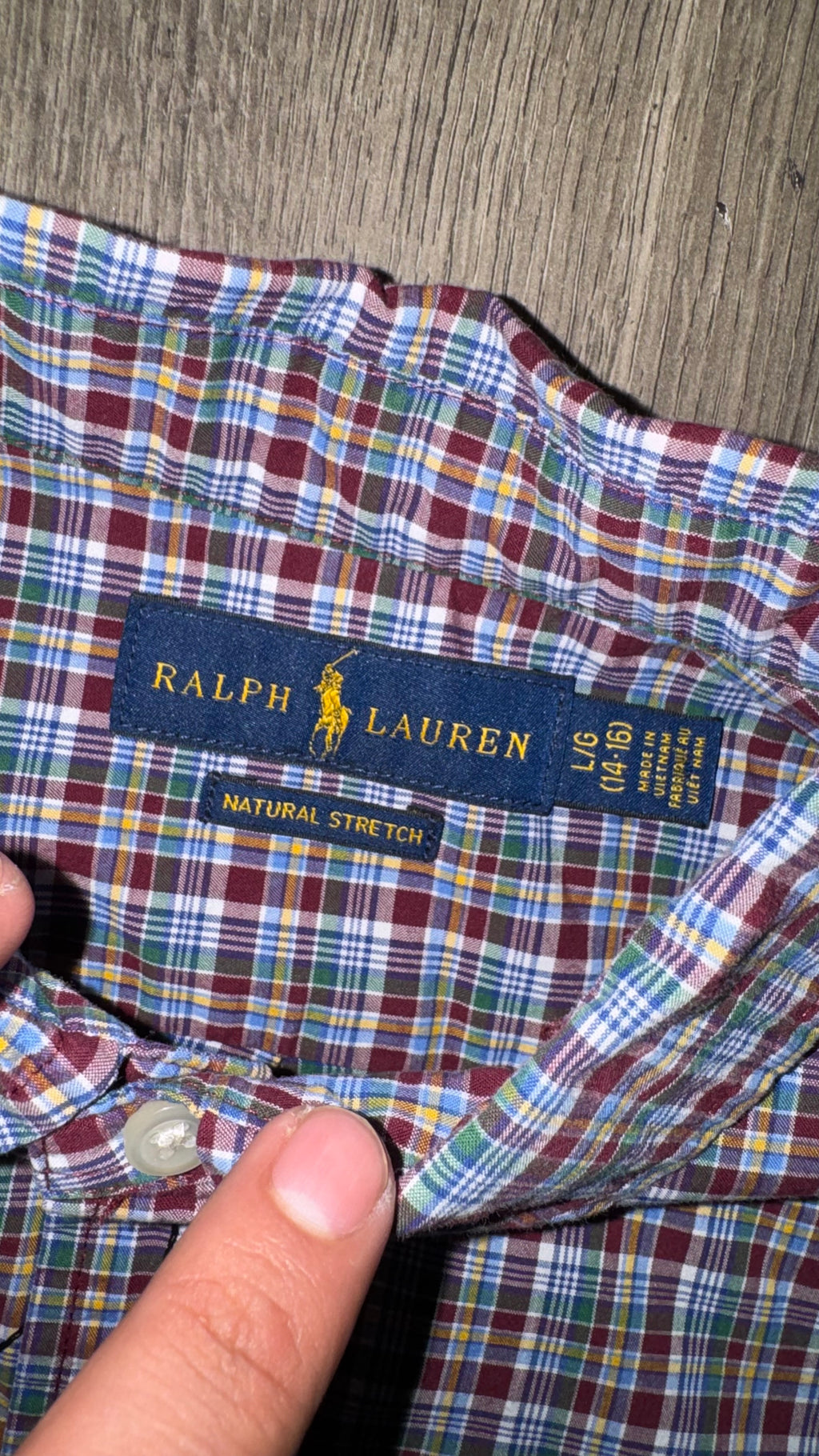 CAMISA NIÑO RALPH LAUREN