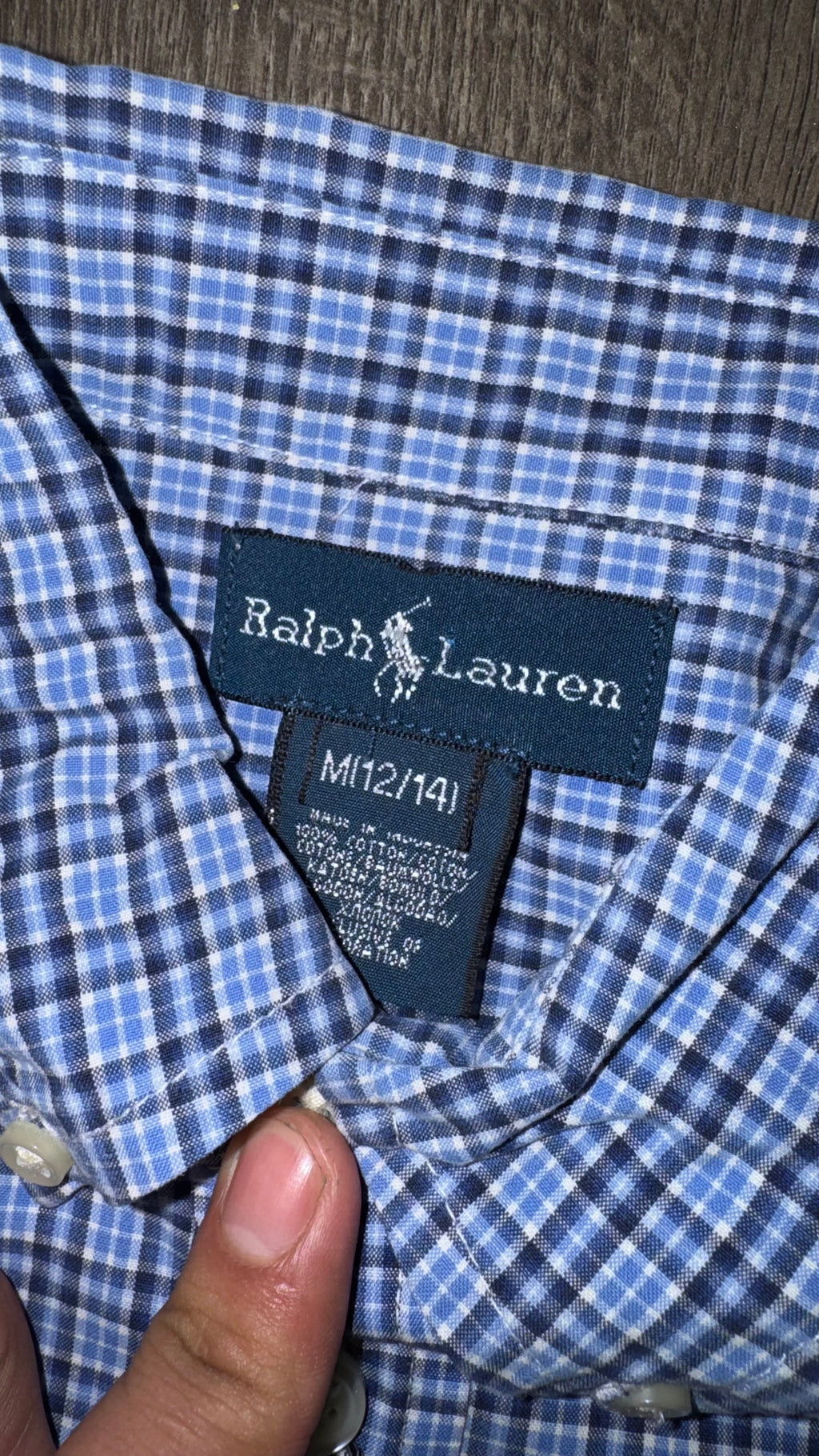 CAMISA NIÑO RALPH LAUREN