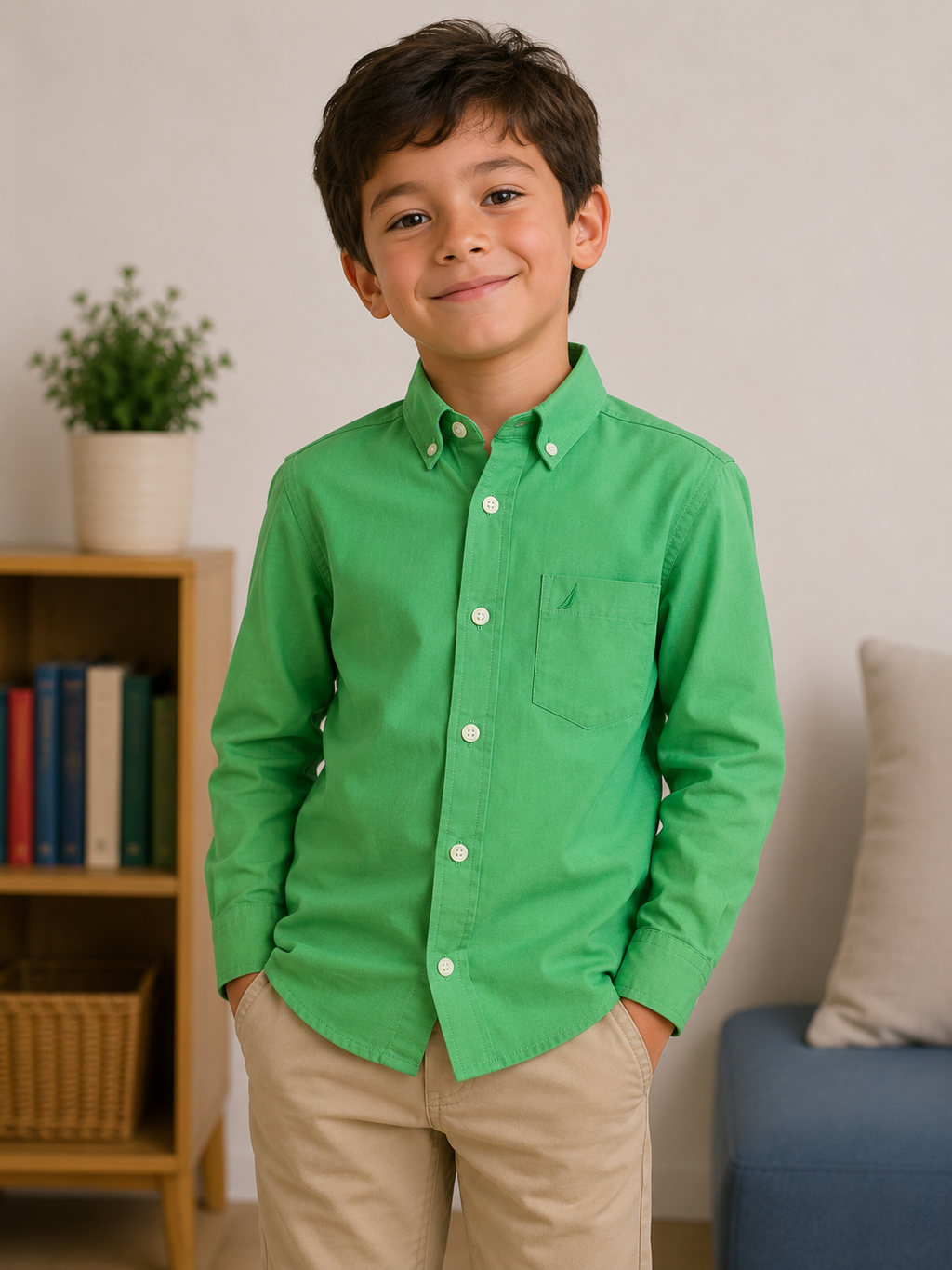 CAMISA NIÑO NÁUTICA
