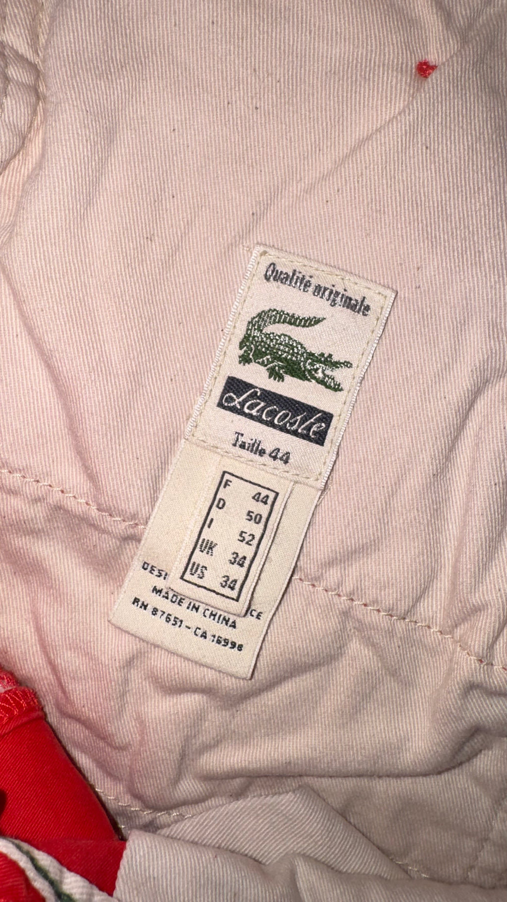 BERMUDA LACOSTE