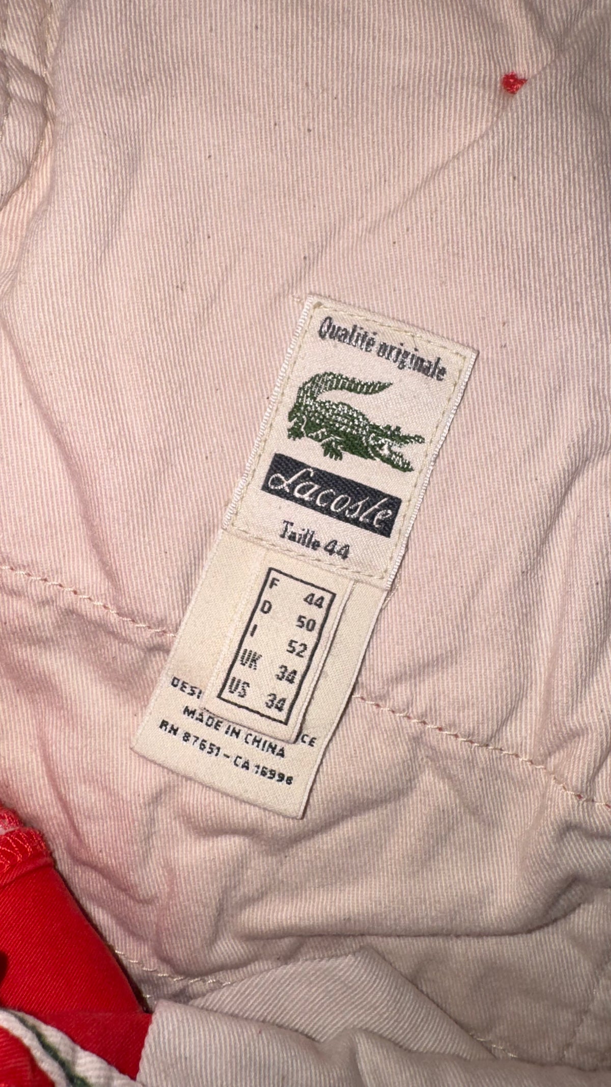 BERMUDA LACOSTE