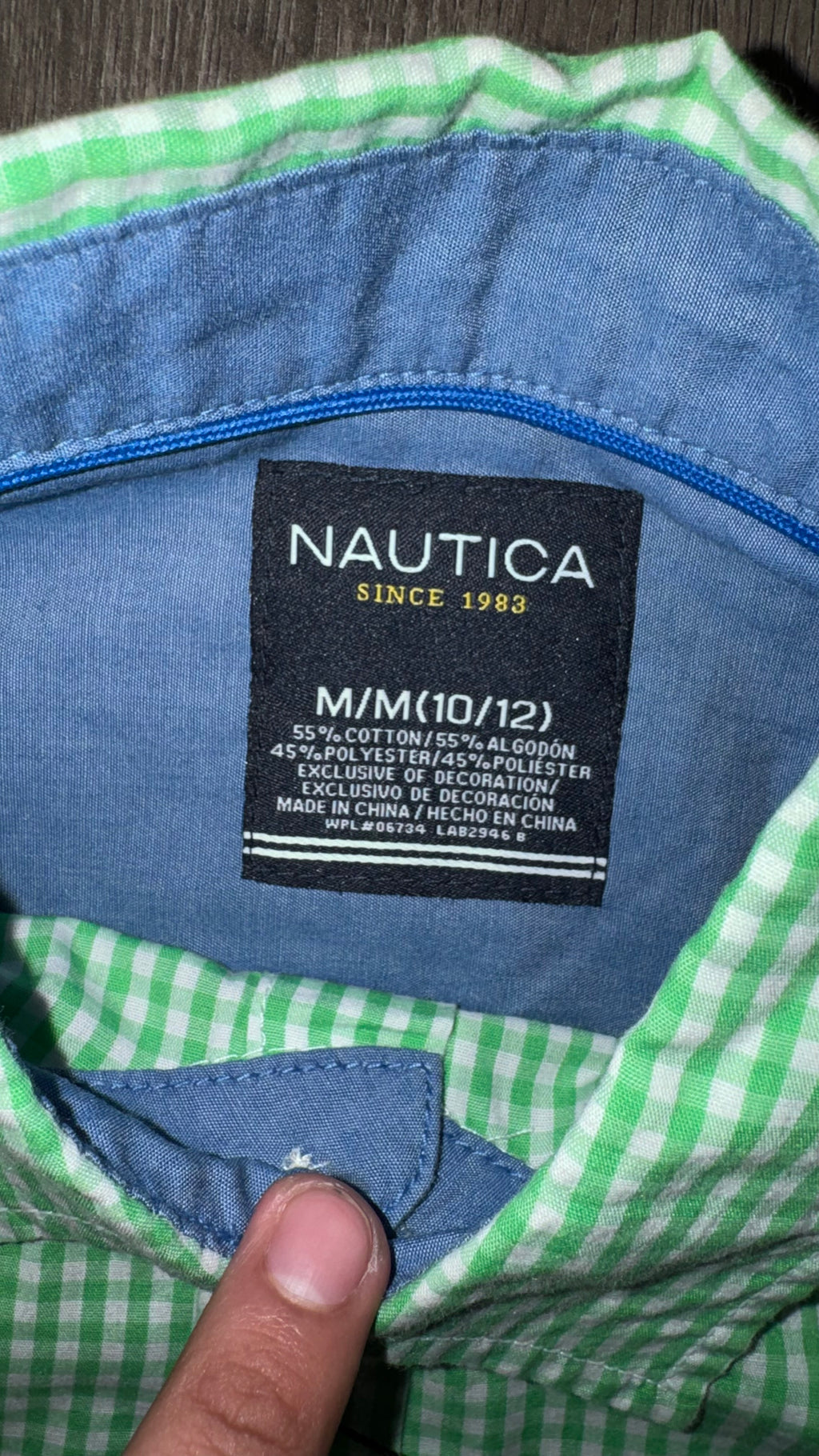 CAMISA NIÑO NÁUTICA
