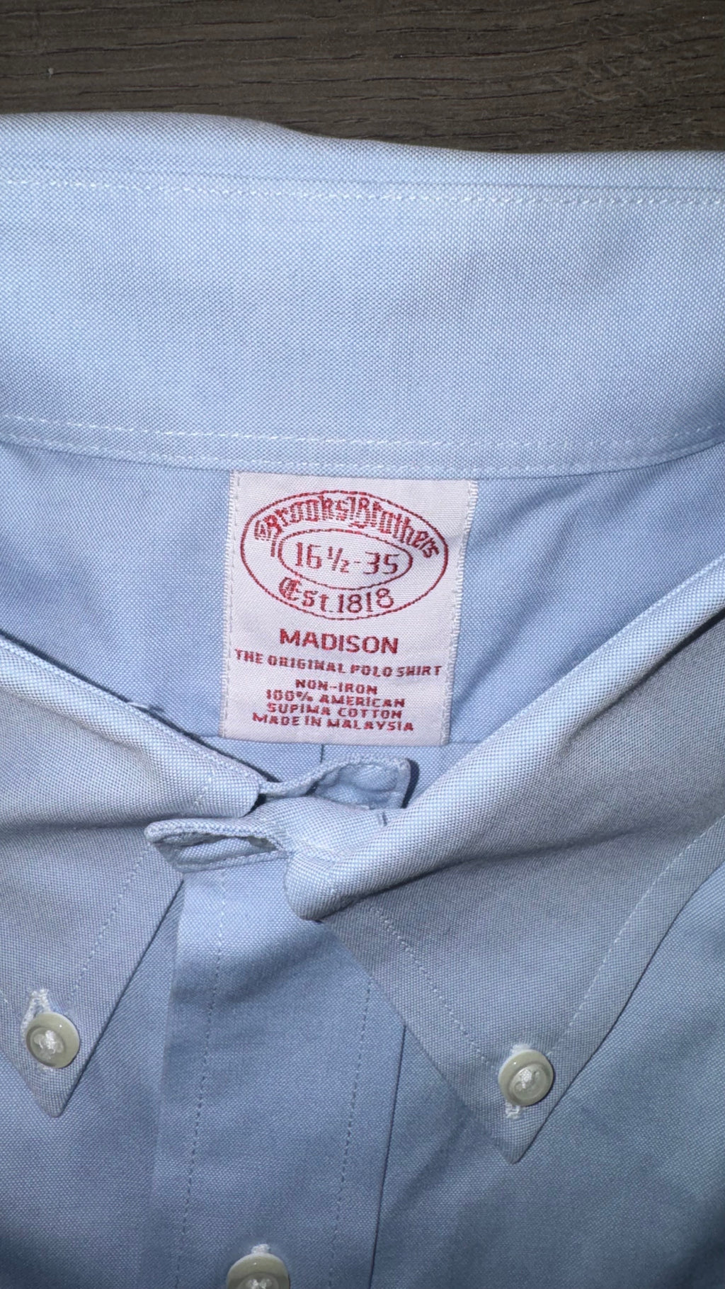 CAMISA BROOKS BROTHERS
