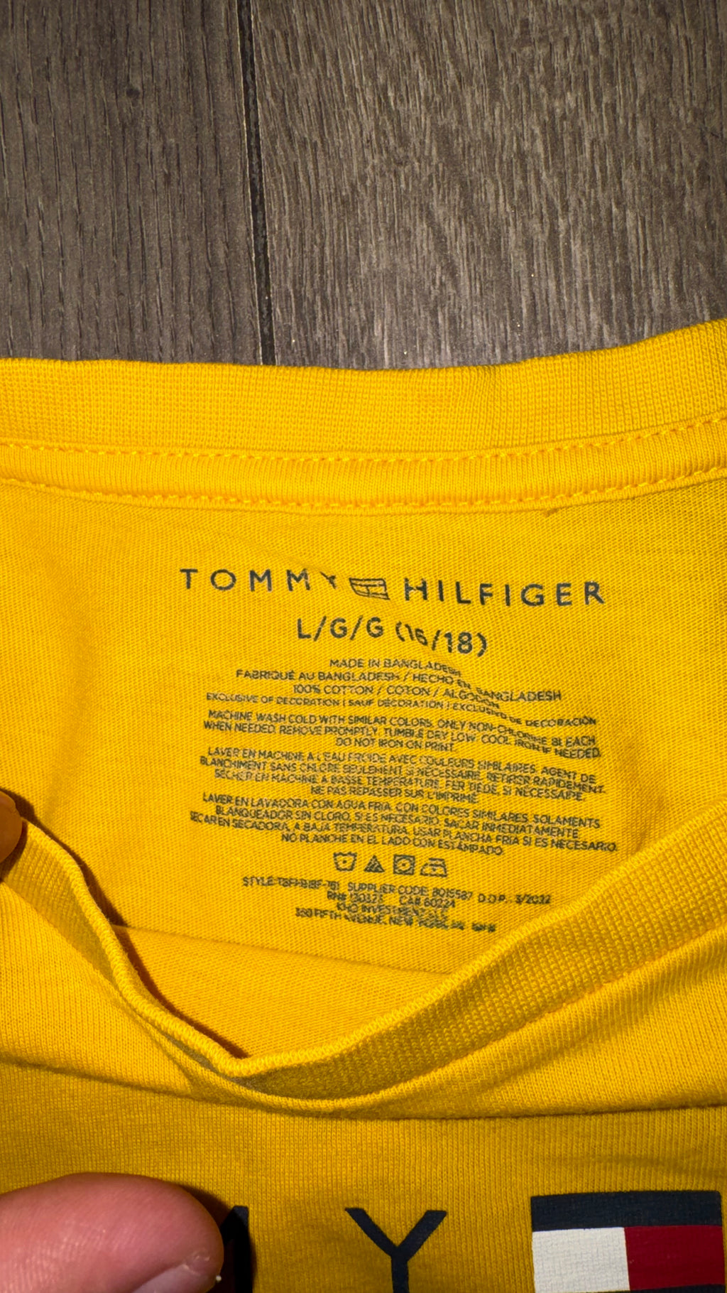PLAYERA NIÑO TOMMY HILFIGER