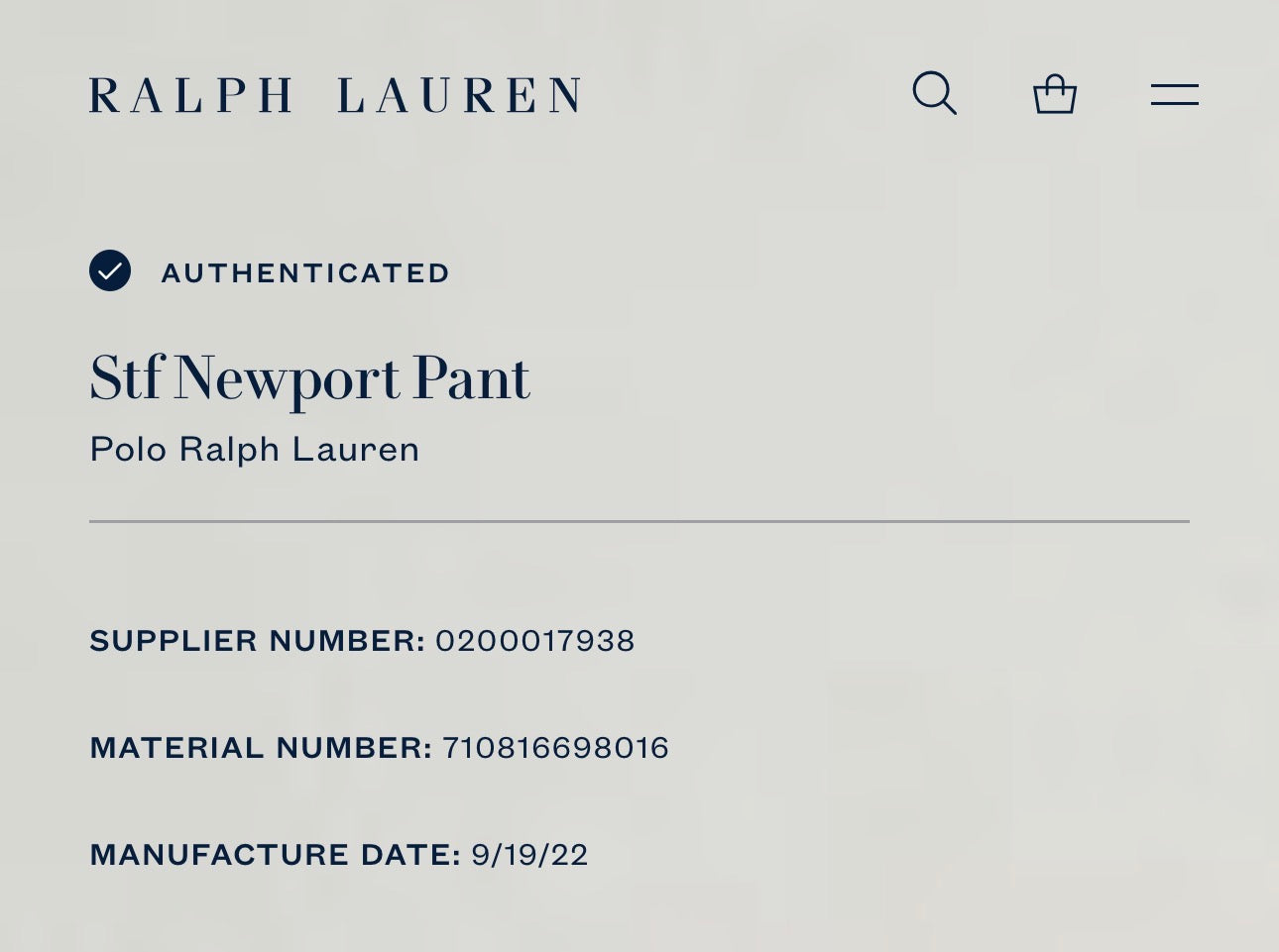 PANTALÓN RALPH LAUREN