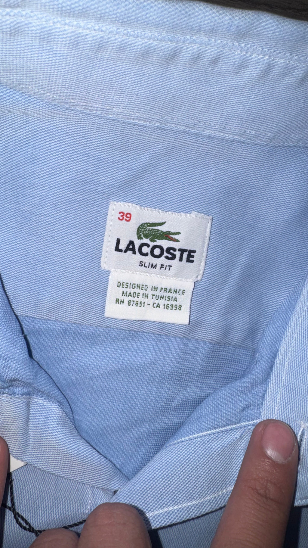 CAMISA LACOSTE