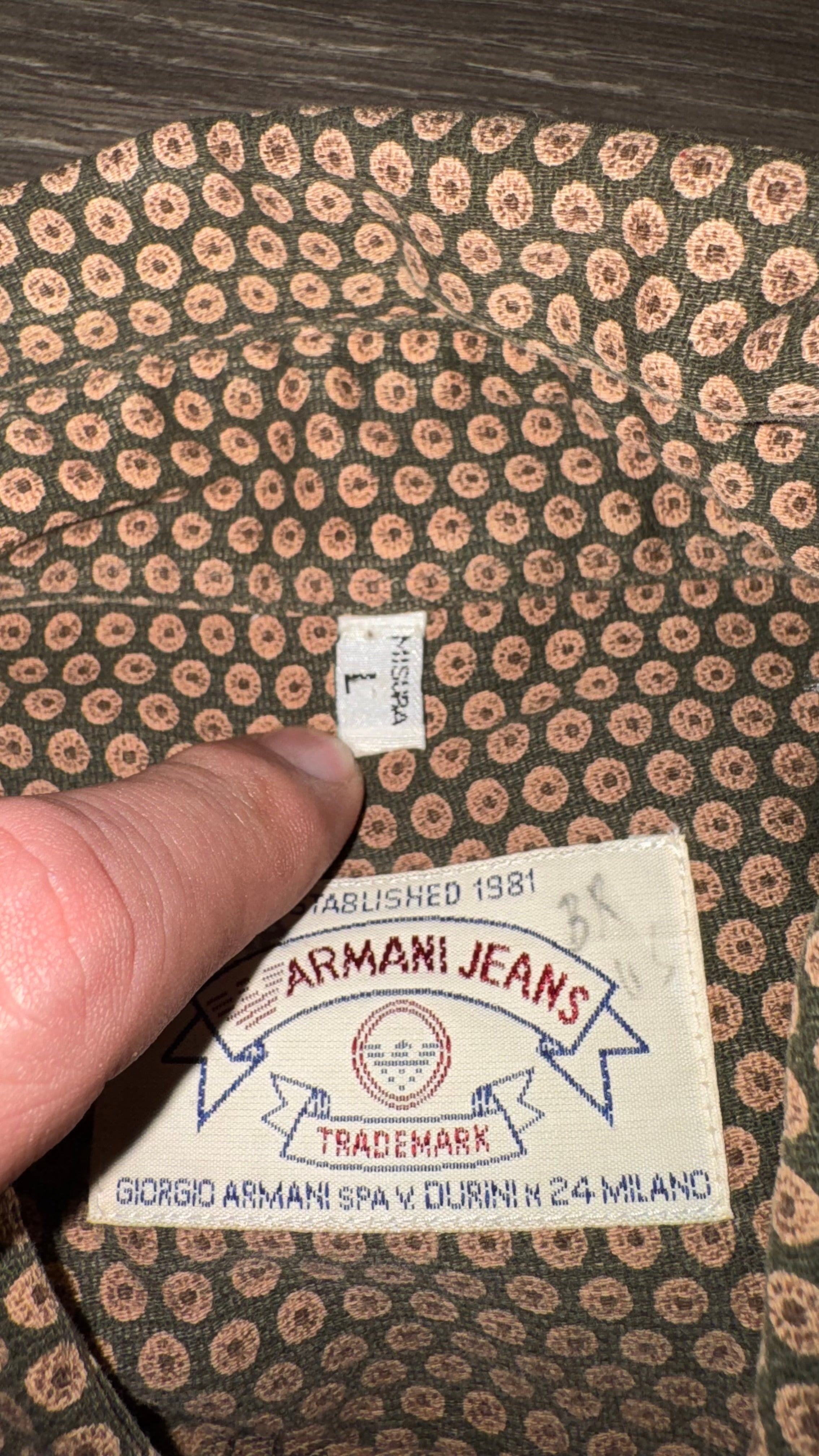 CAMISA ARMANI