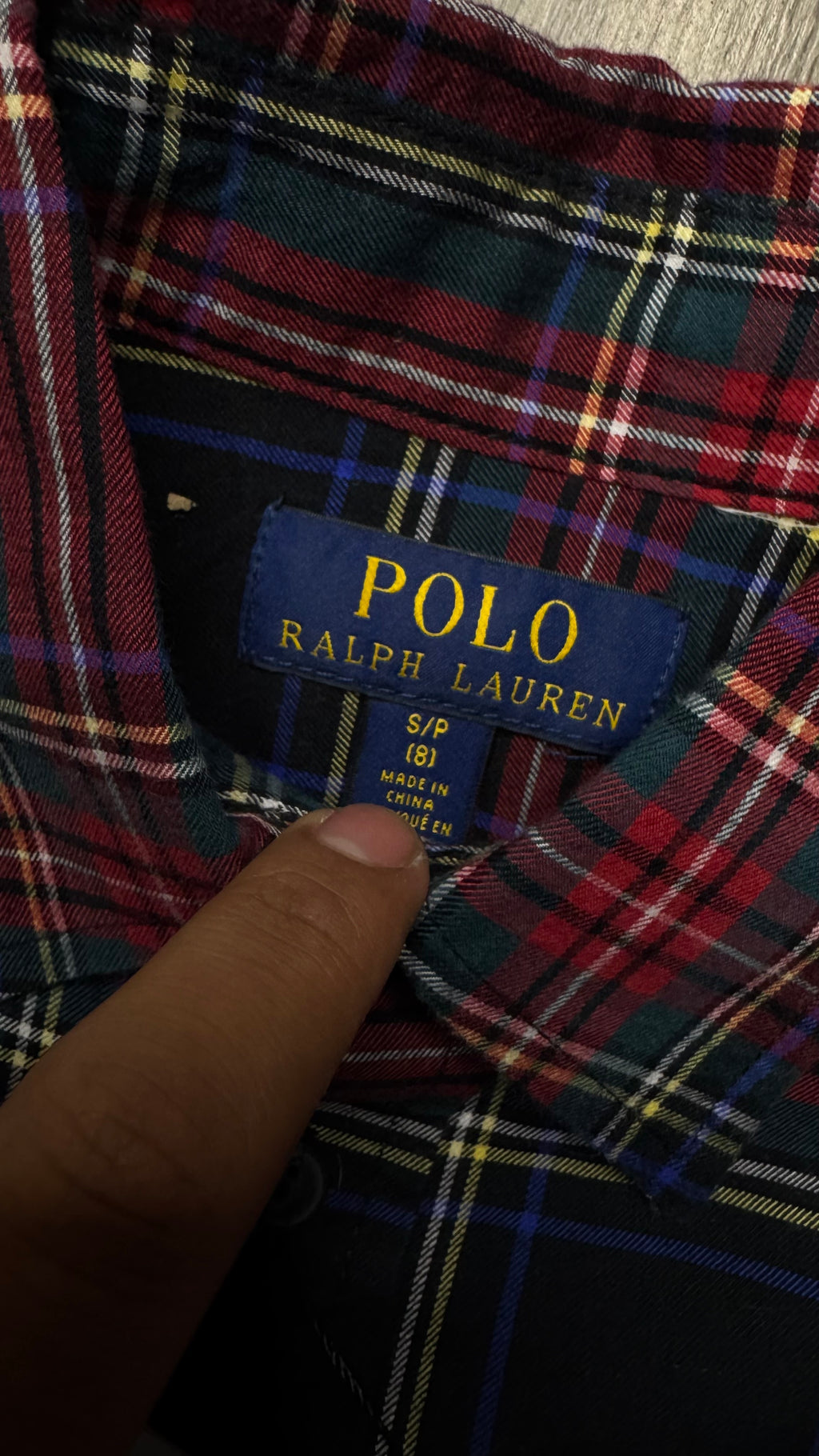 CAMISA NIÑO RALPH LAUREN