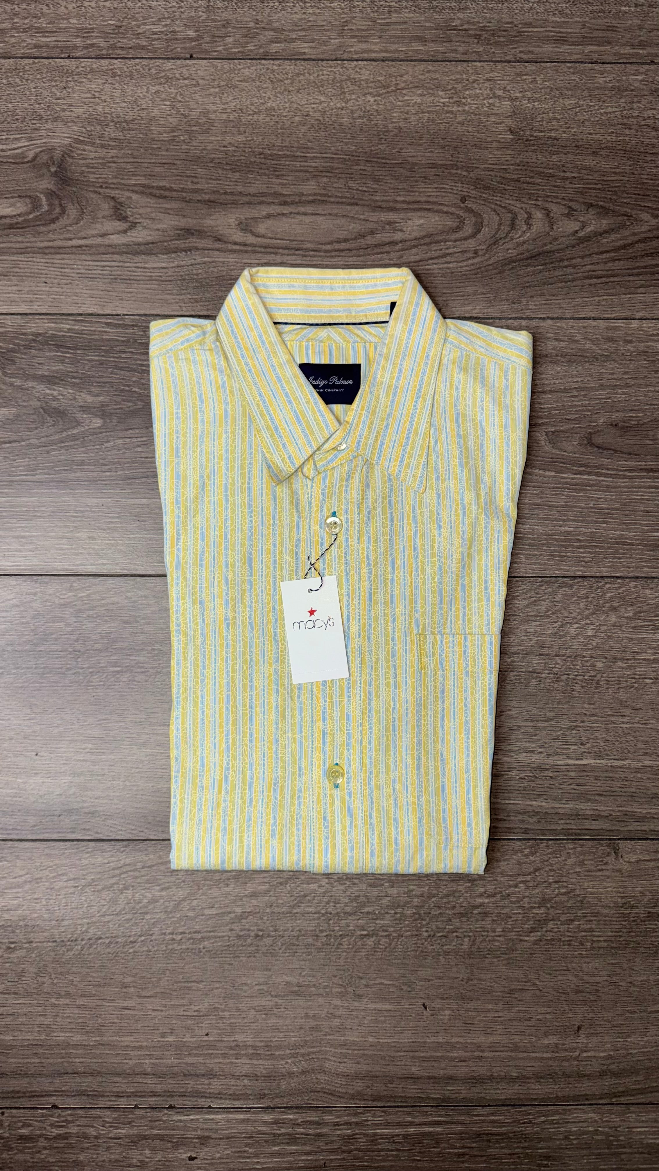 CAMISA INDIGO PALMS