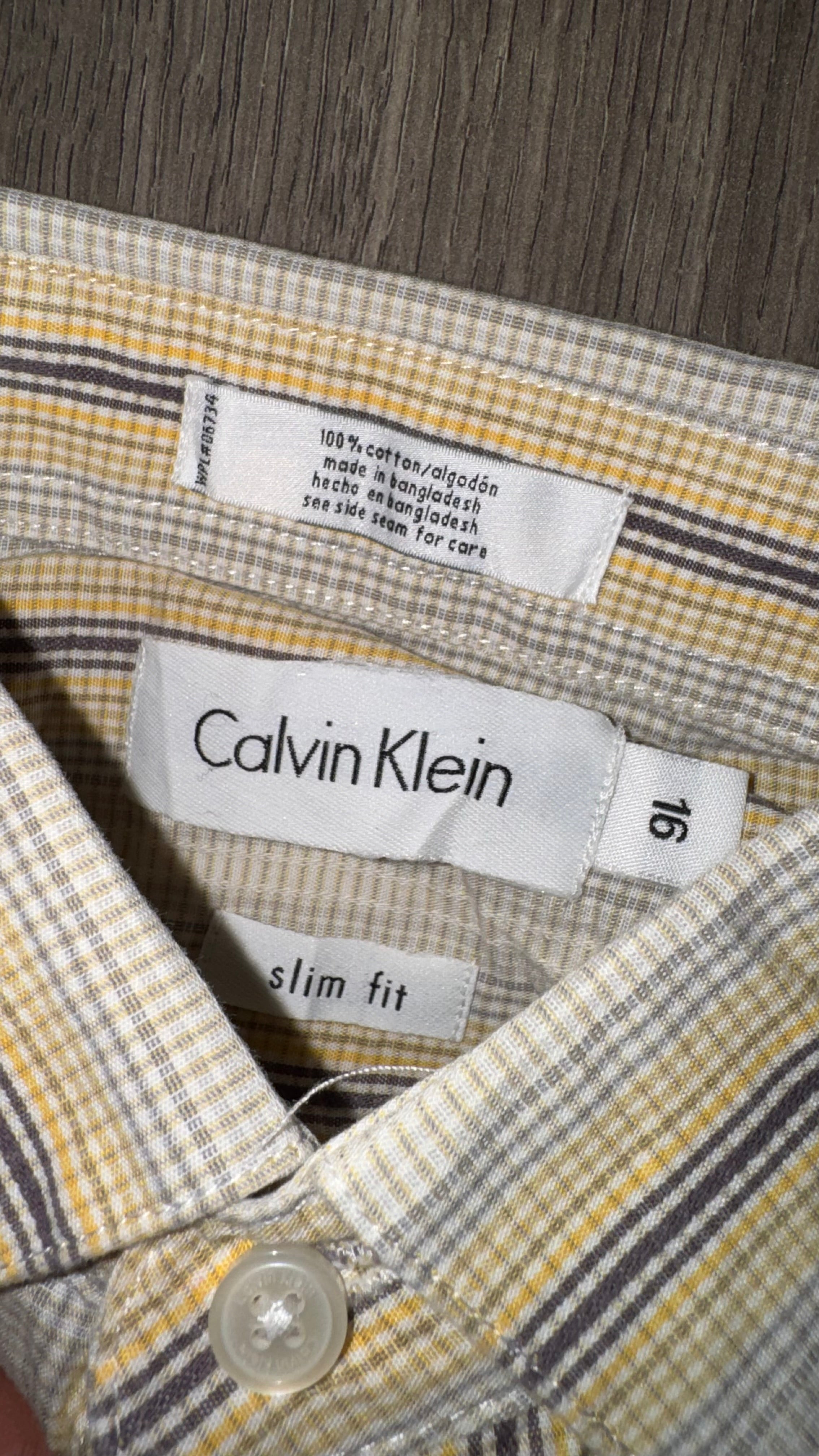CAMISA NIÑO CALVIN KLEIN