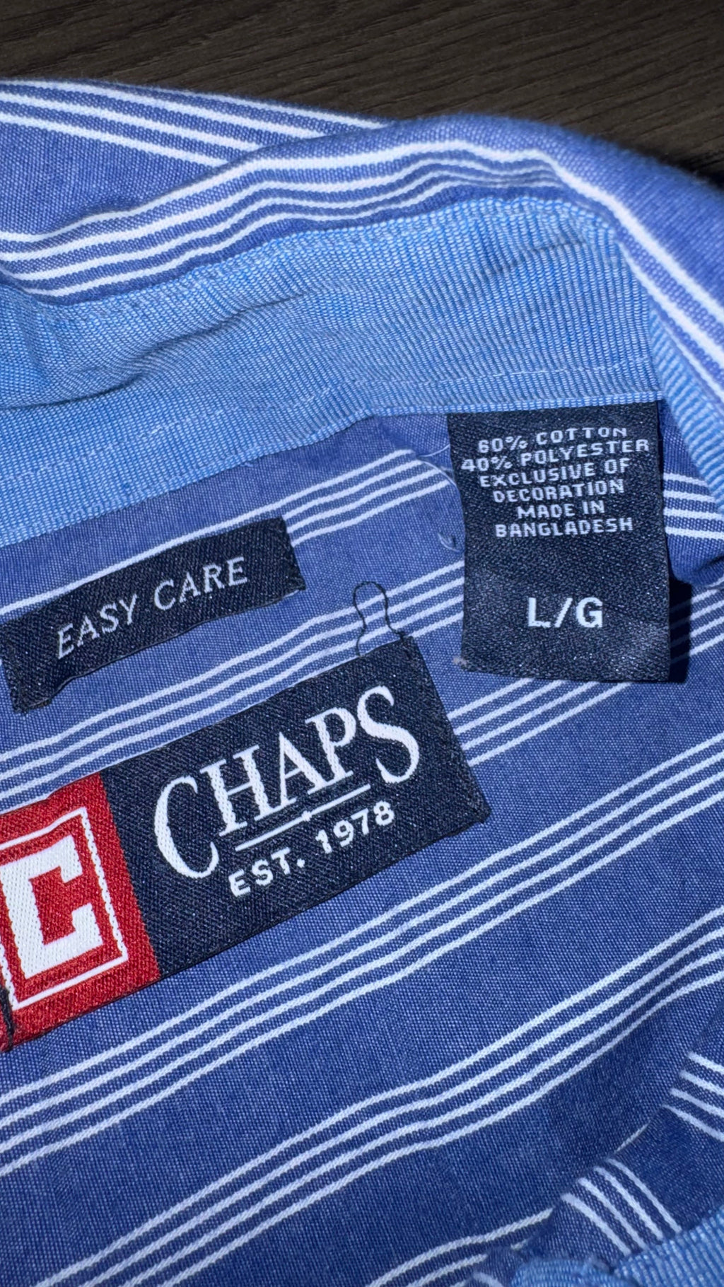 CAMISA CHAPS
