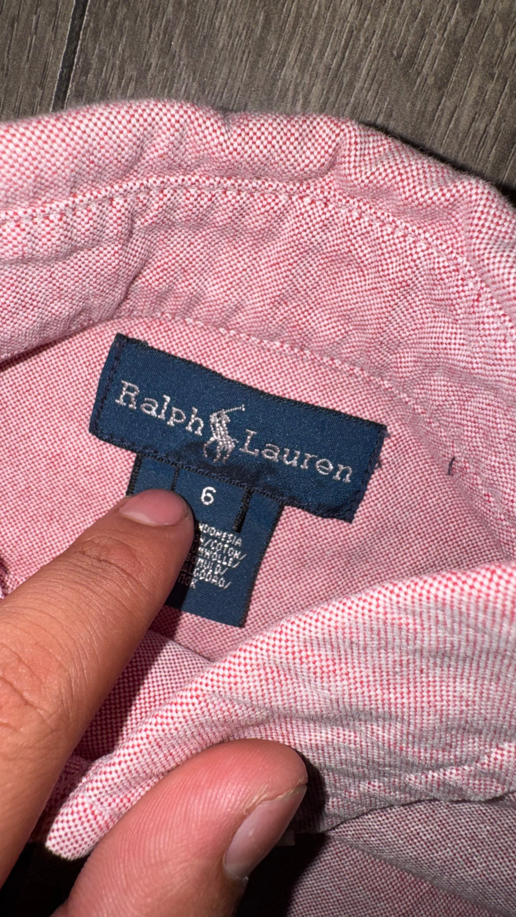 CAMISA NIÑO RALPH LAUREN