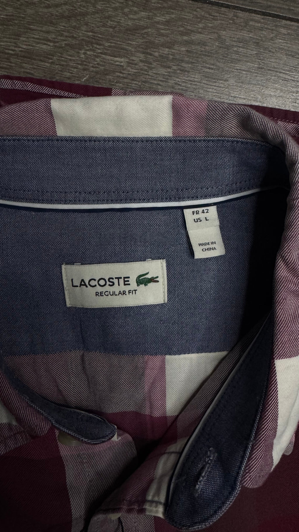CAMISA LACOSTE