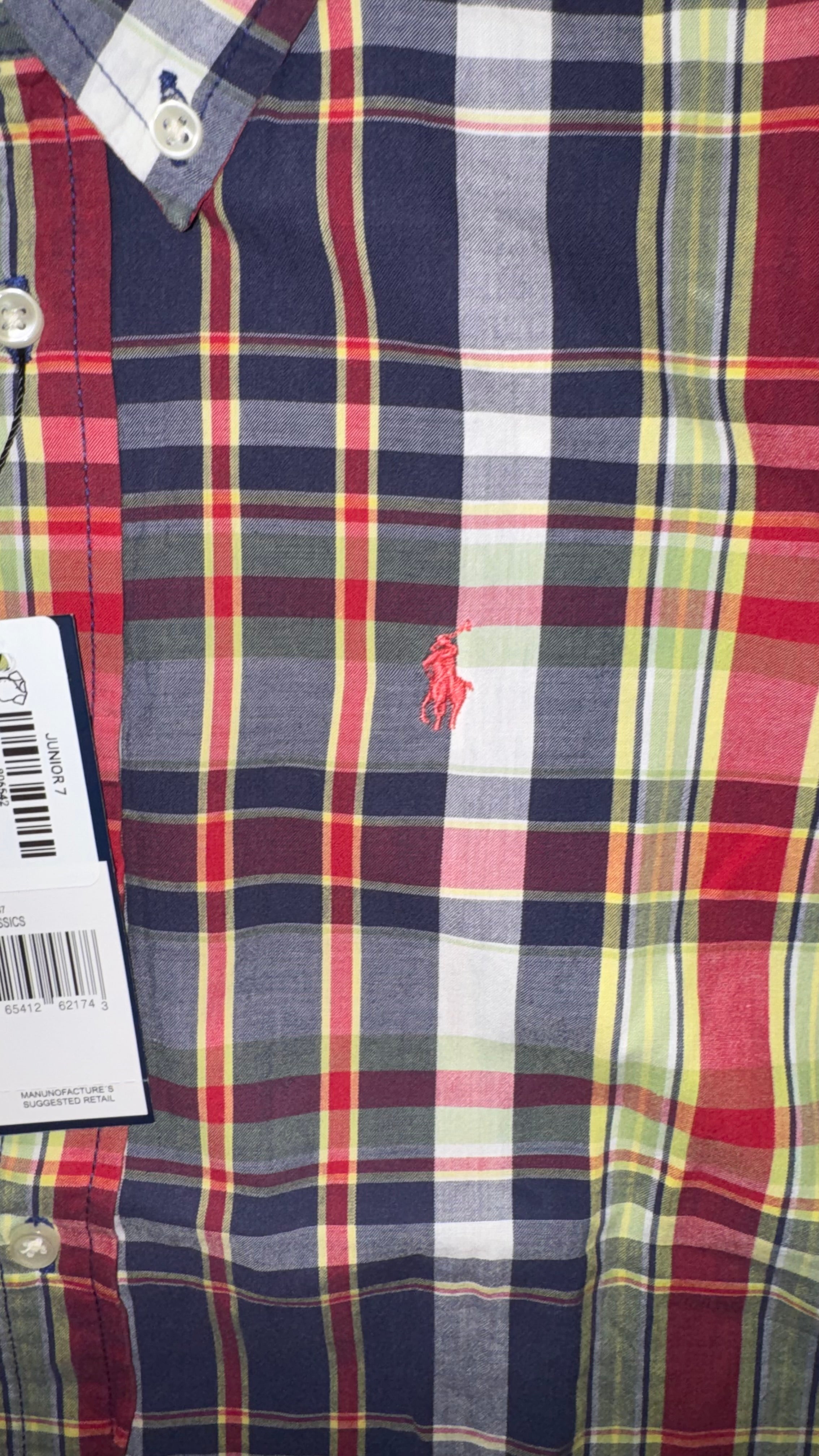 CAMISA NIÑO RALPH LAUREN