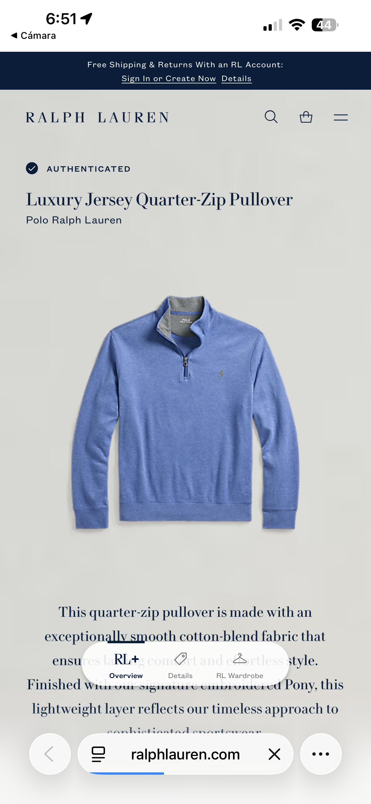 SUÉTER RALPH LAUREN